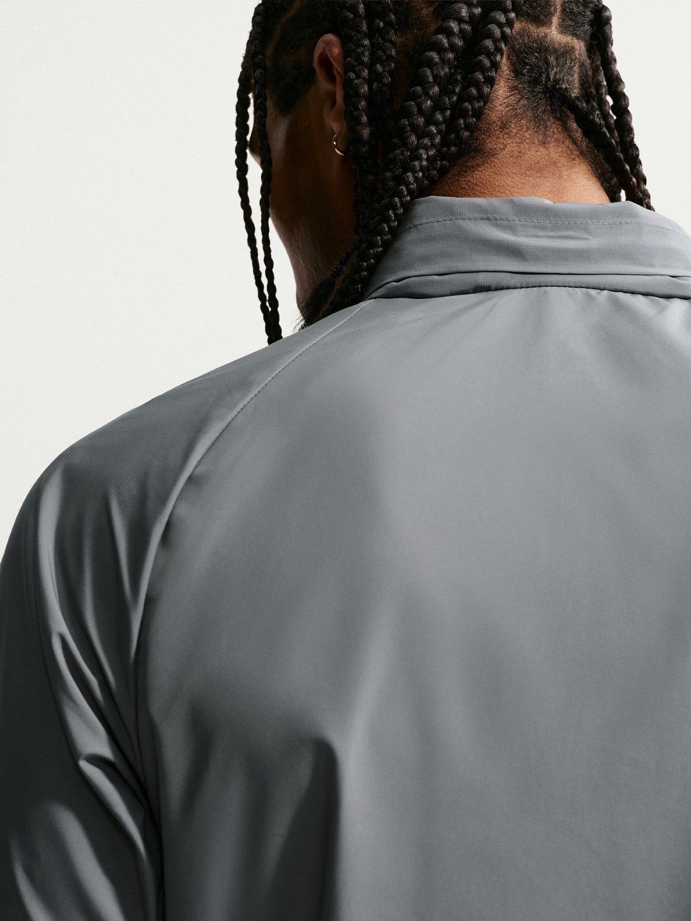 Image 6 of 6 of Nike Mens Running Miler UV Repel Jacket - Grey