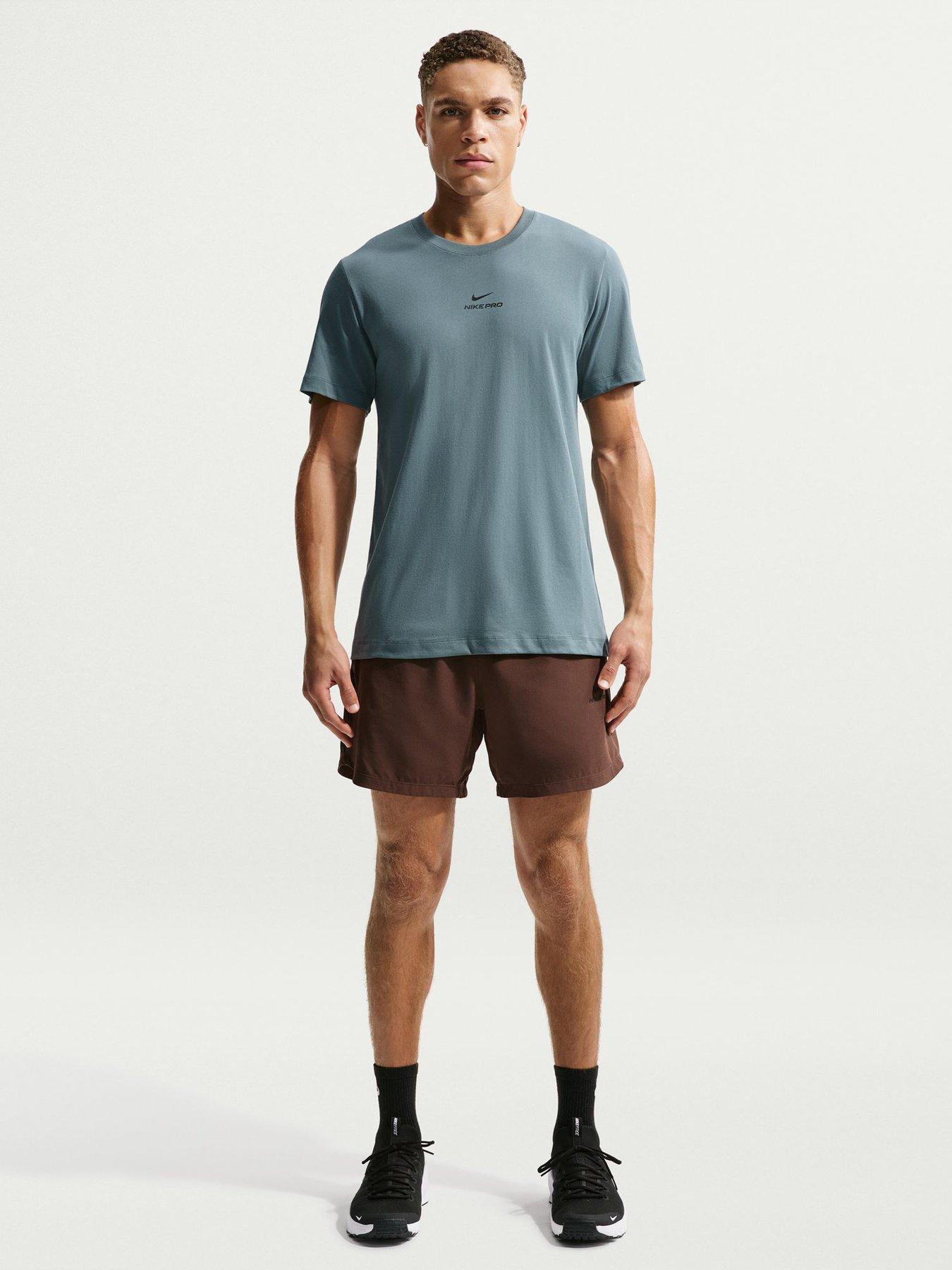Image 1 of 5 of Nike Mens Training Pro T-Shirt - Green