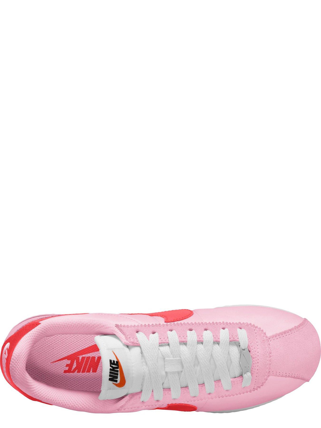 nike-womens-nike-cortez-textile-trainers-pinkredoutfit