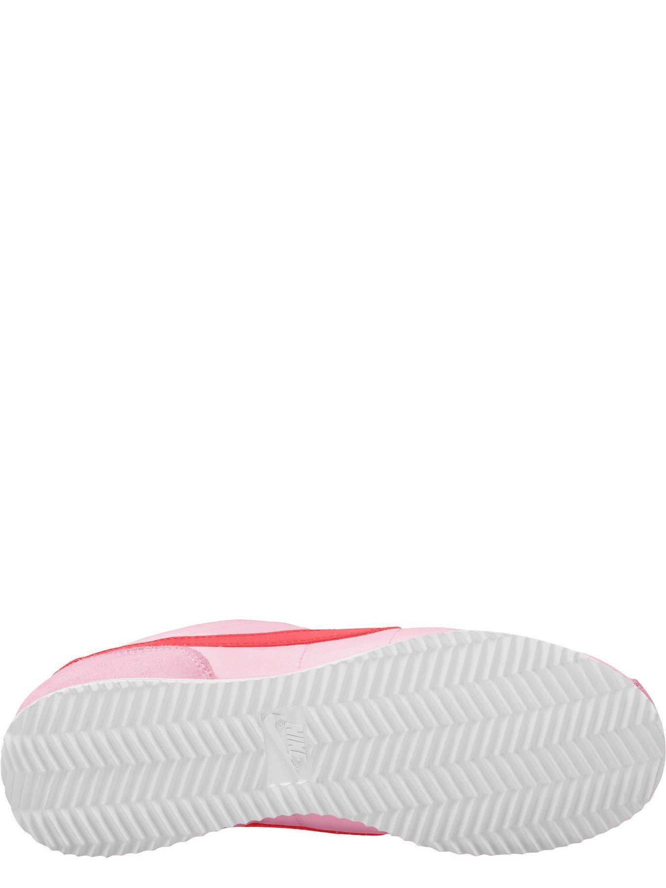 Image 3 of 4 of Nike Womens Nike Cortez Textile Trainers - Pink/Red
