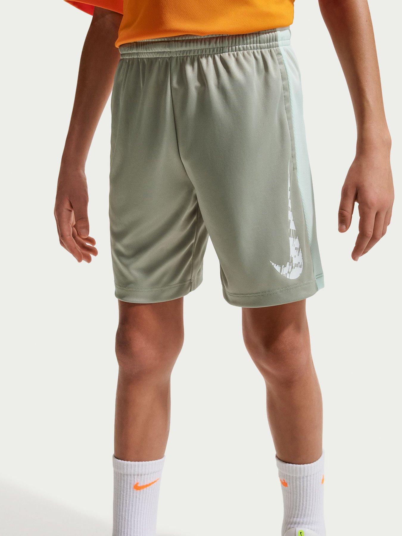 Nike Junior Boys Training Dri-FIT Shorts - Green