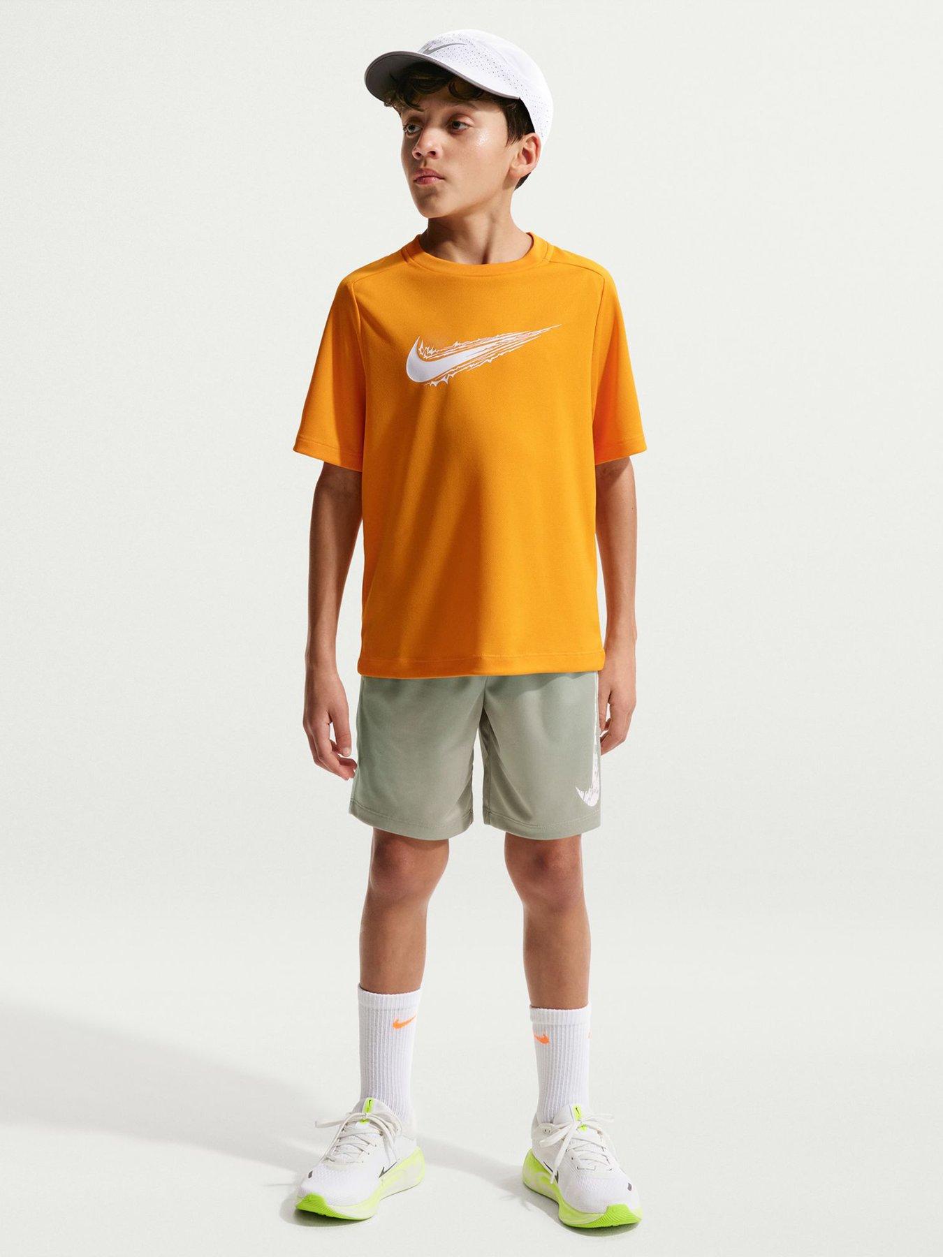 Image 3 of 5 of Nike Junior Boys Training Dri-FIT Shorts - Green