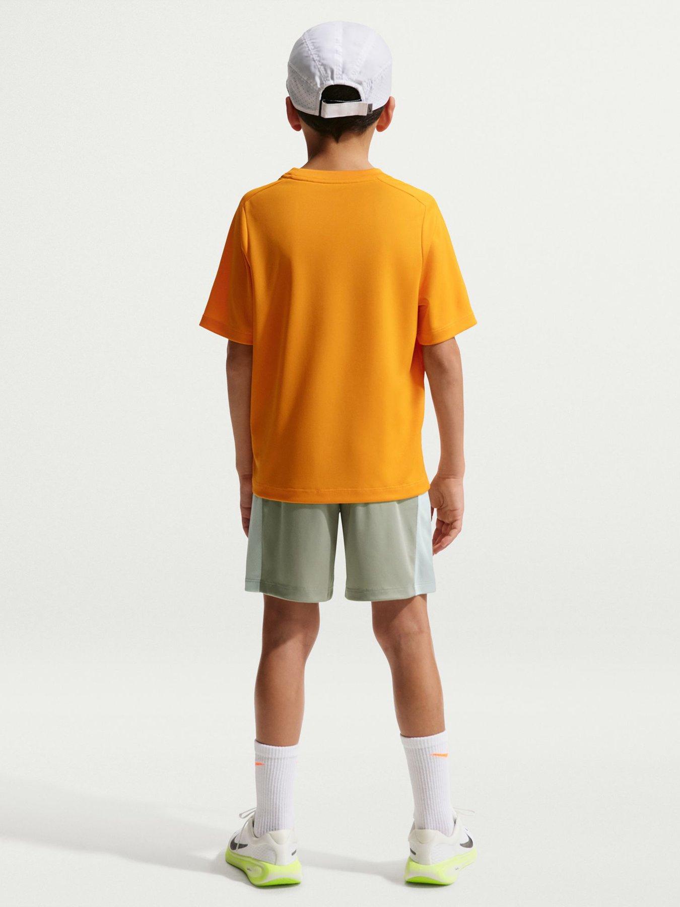 Image 4 of 5 of Nike Junior Boys Training Dri-FIT Shorts - Green