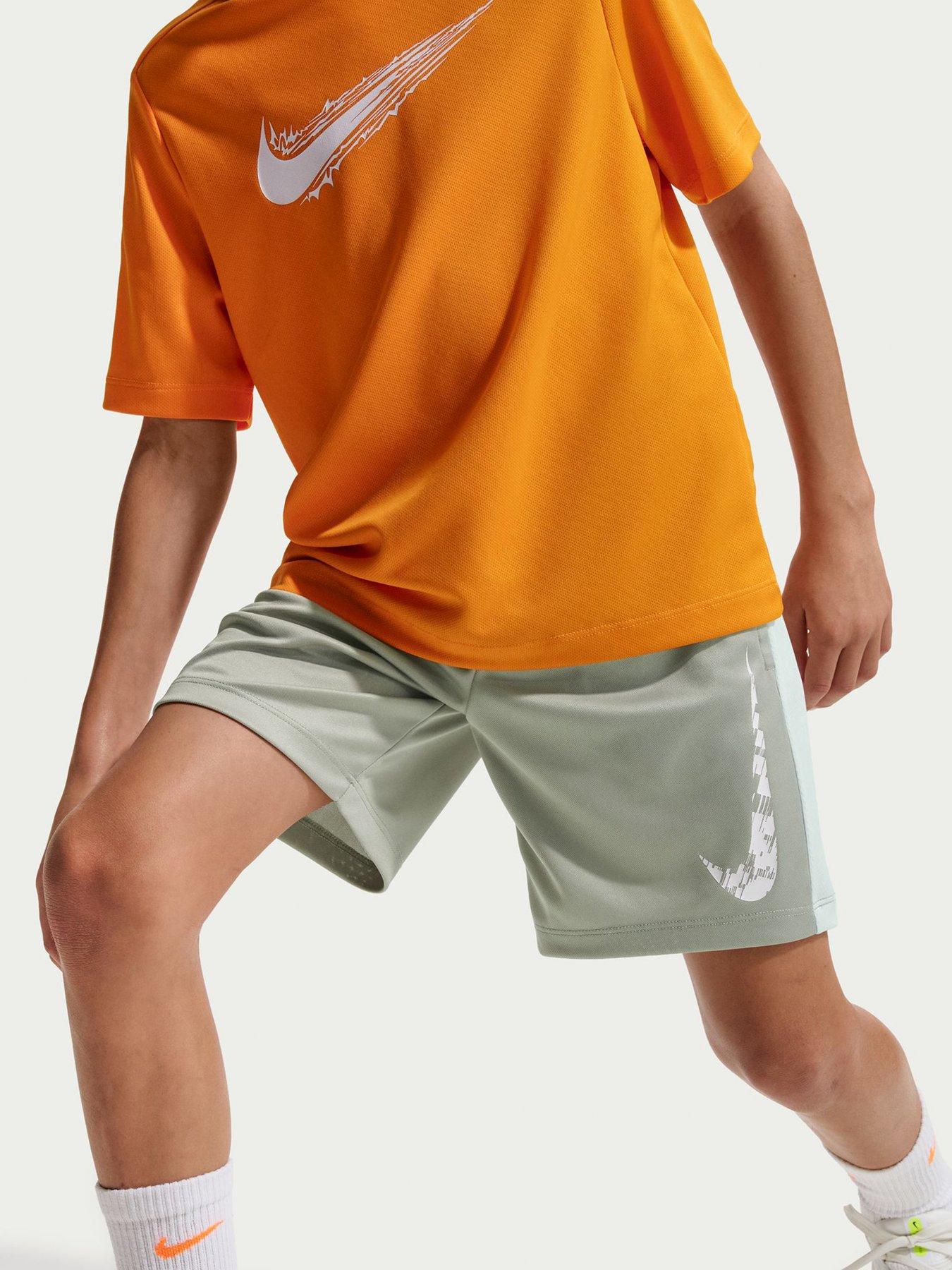 Image 5 of 5 of Nike Junior Boys Training Dri-FIT Shorts - Green