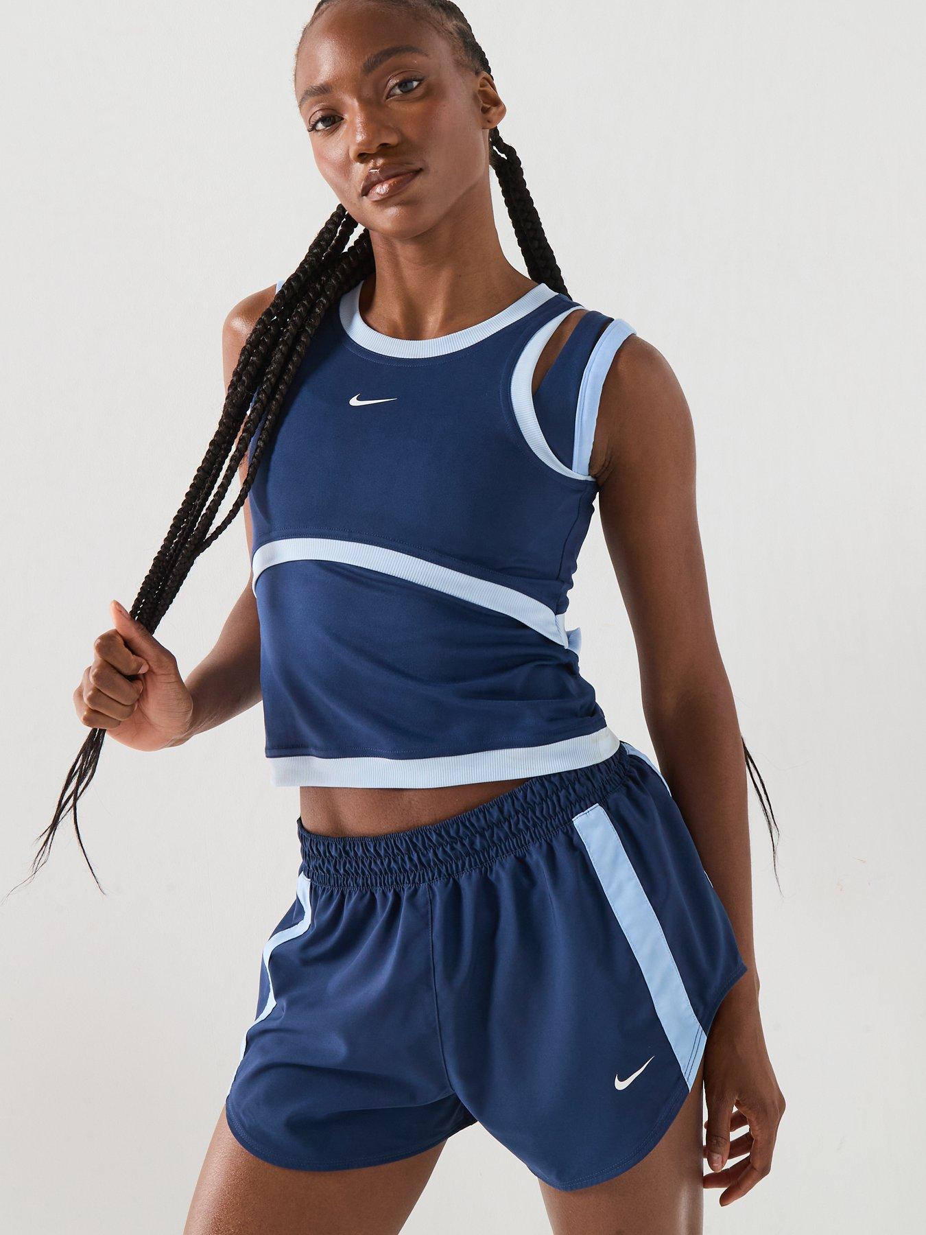 Image 5 of 5 of Nike Womens Training One Dri-FIT Tank - Navy