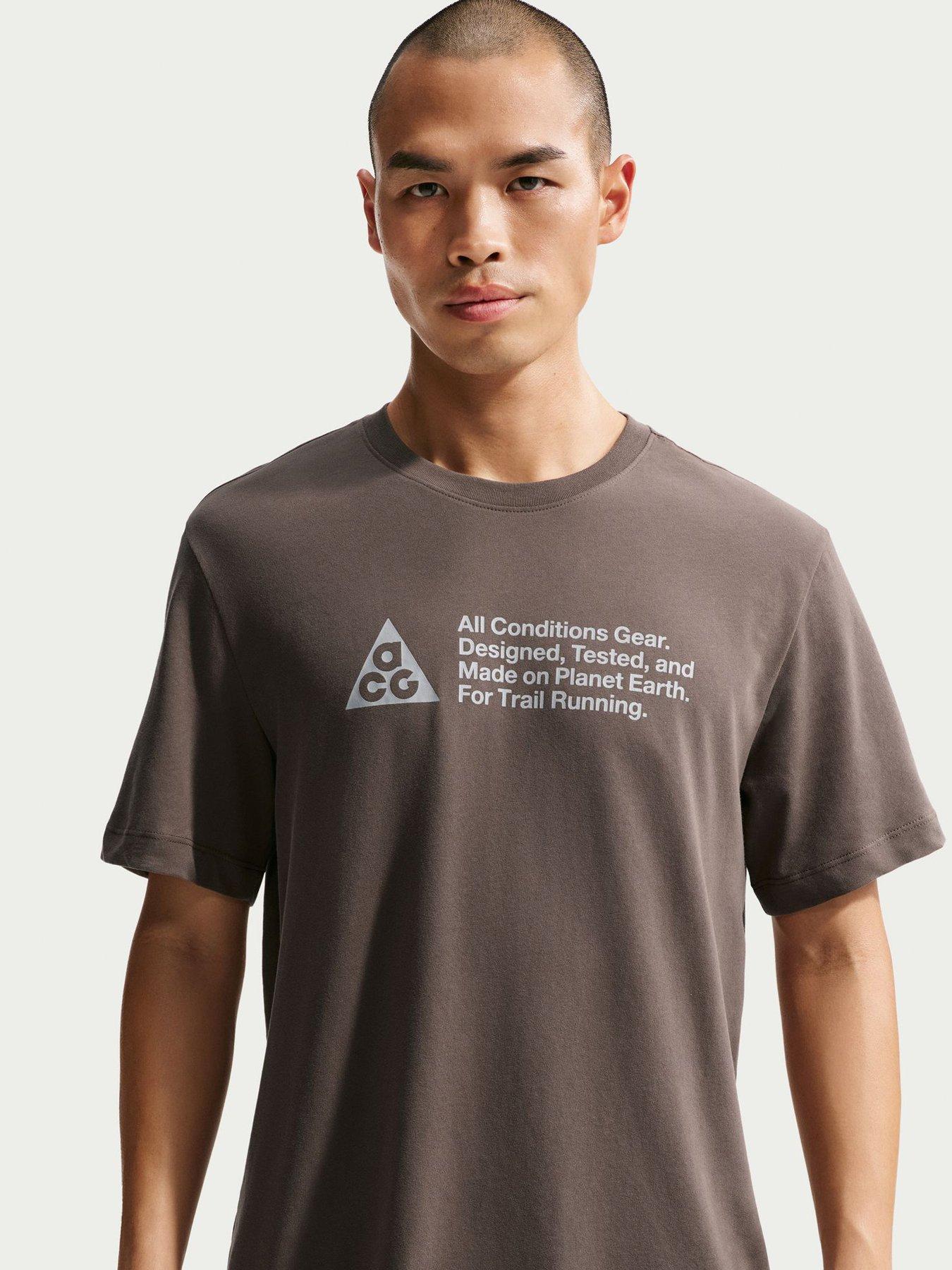 Nike Mens Running ACG Dri-FIT T-Shirt - GREY