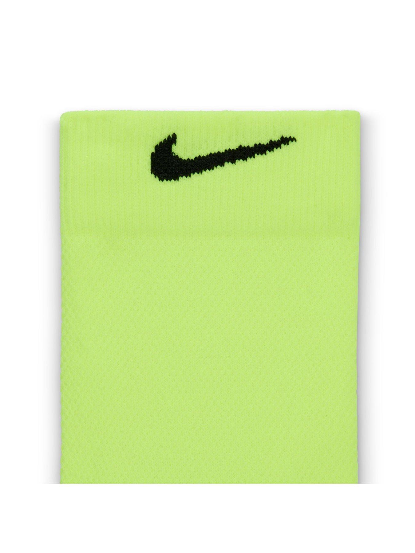 Image 4 of 4 of Nike Mens Running Micro Crew Socks (1 Pair) - YELLOW