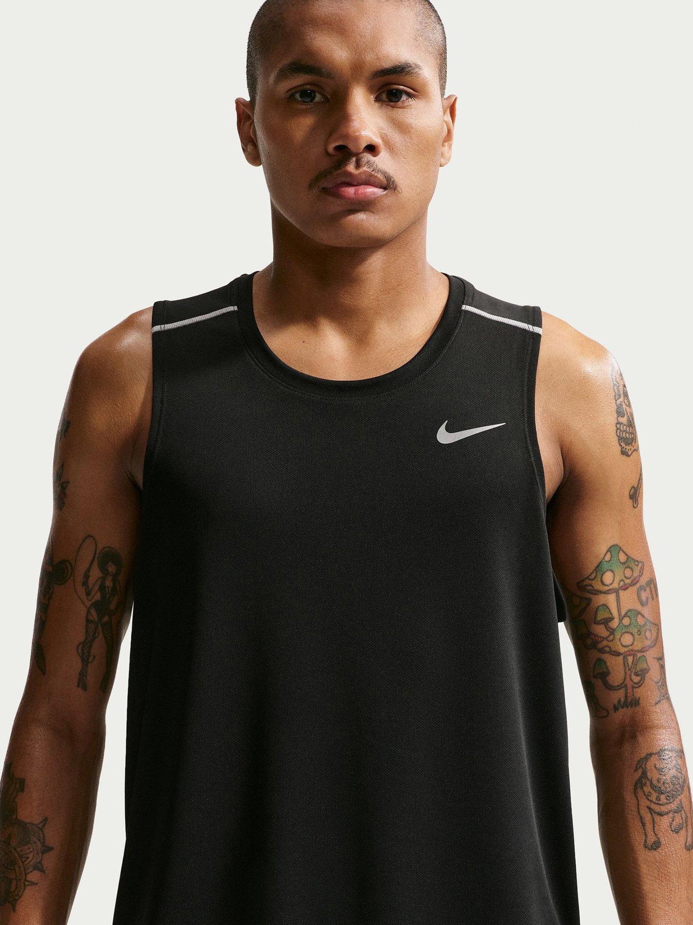 Nike Mens Running Miler Dri-FIT Tank - Black