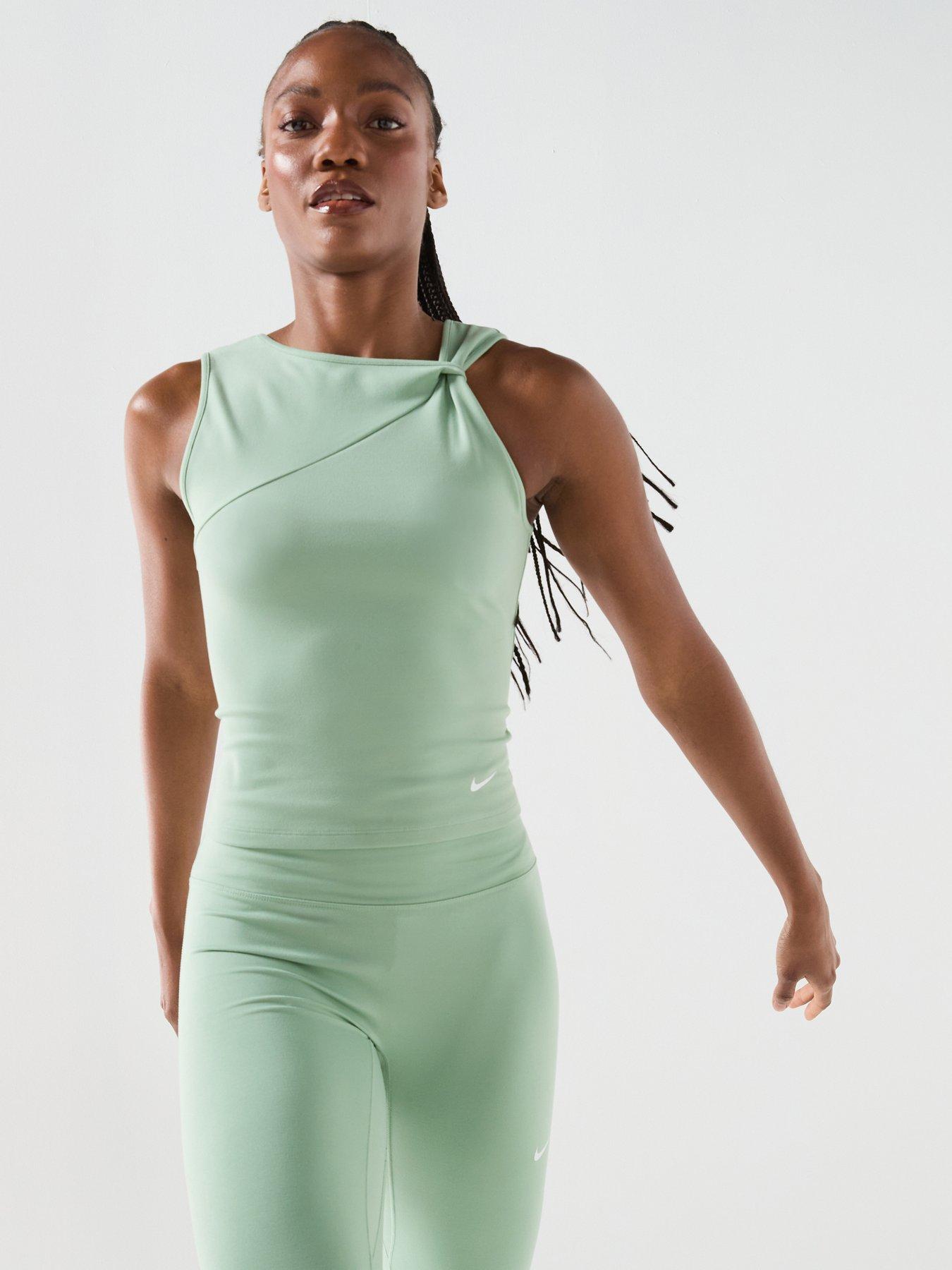 Image 1 of 4 of Nike Womens Training Dri-FIT Tank Top - Green