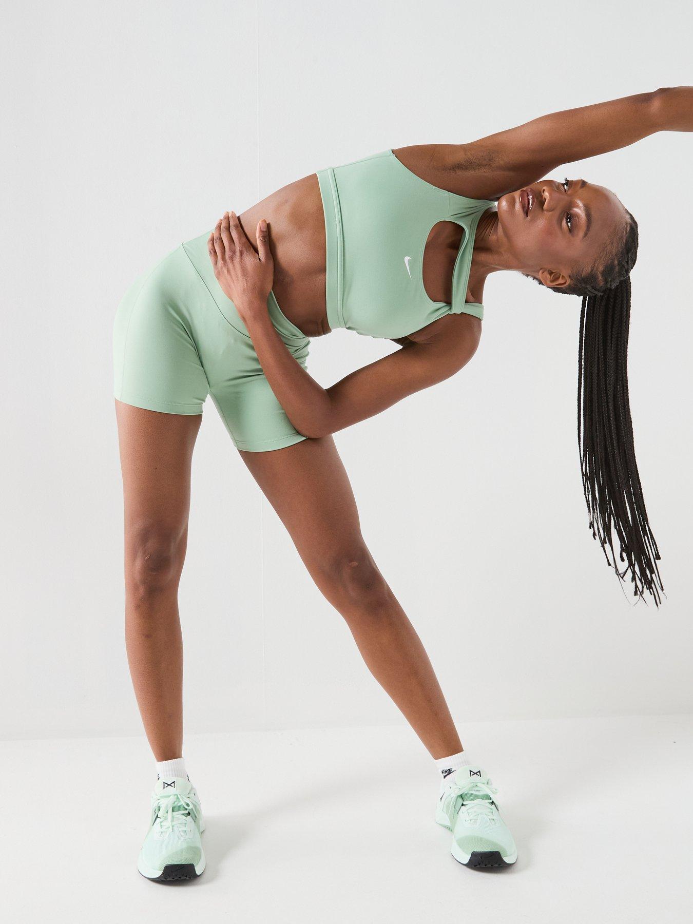 Image 3 of 6 of Nike Womens Training Padded Sports Bra - Green