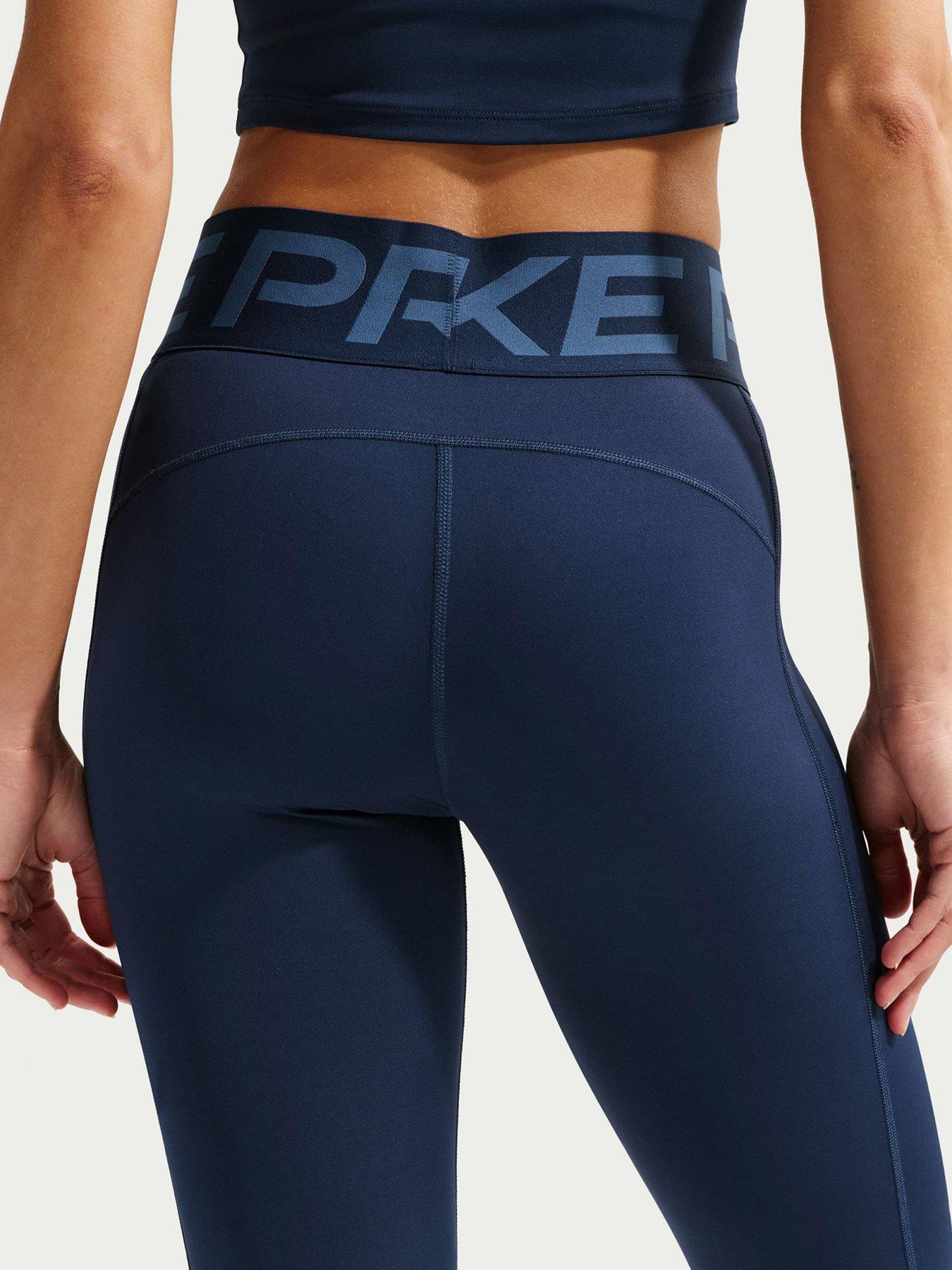 Image 2 of 6 of Nike Womens Pro Sculpt Dri-FIT Training High Rise Tights - Navy