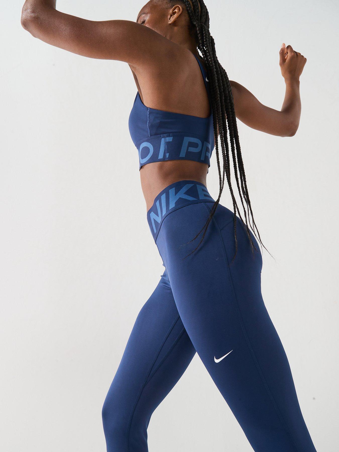 Image 5 of 6 of Nike Womens Pro Sculpt Dri-FIT Training High Rise Tights - Navy