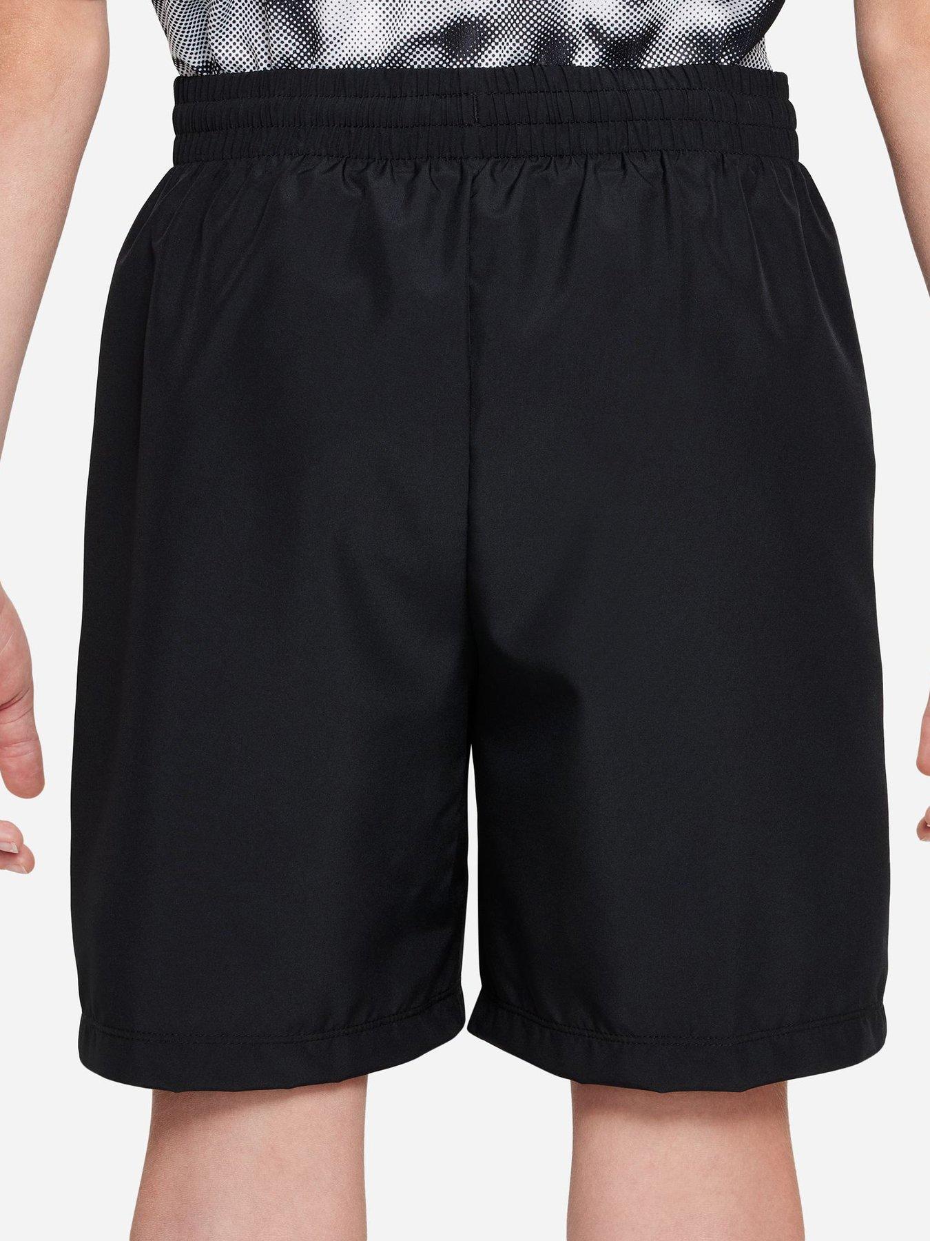 Image 2 of 4 of Nike Junior Boys Training Dri-FIT Woven Shorts - Black