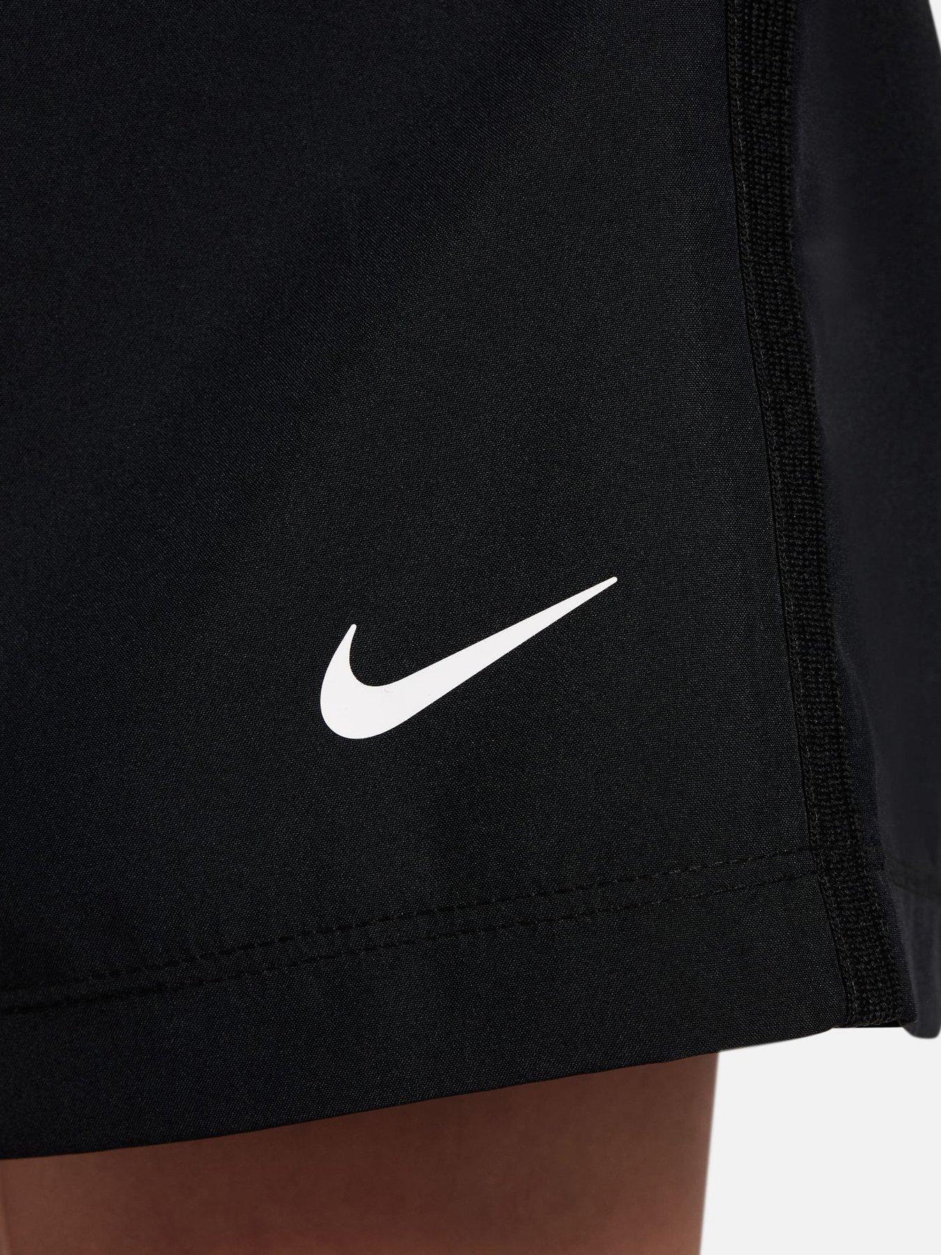 Image 3 of 4 of Nike Junior Boys Training Dri-FIT Woven Shorts - Black