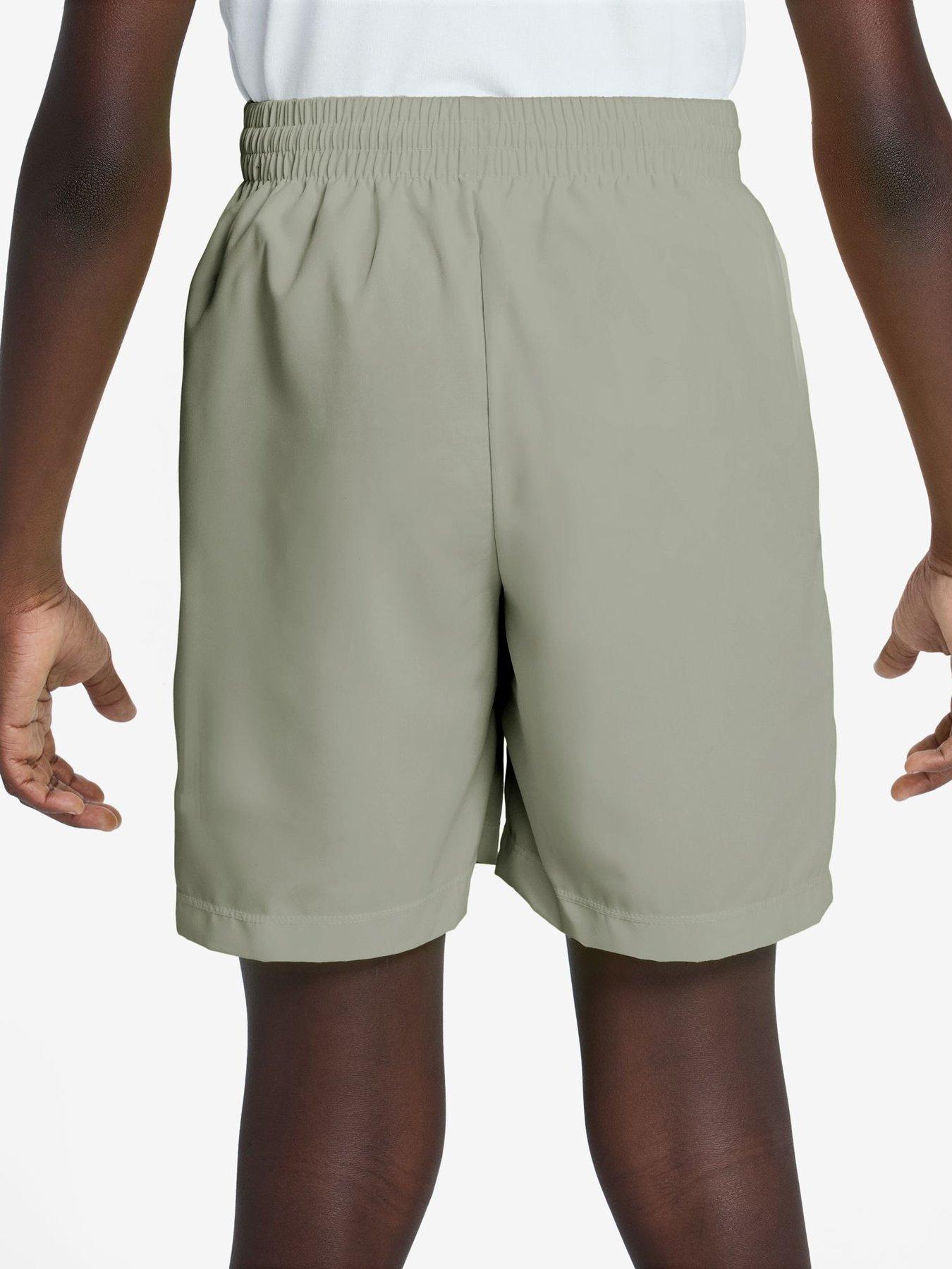nike-junior-boys-training-dri-fit-woven-shorts-greenstillFront