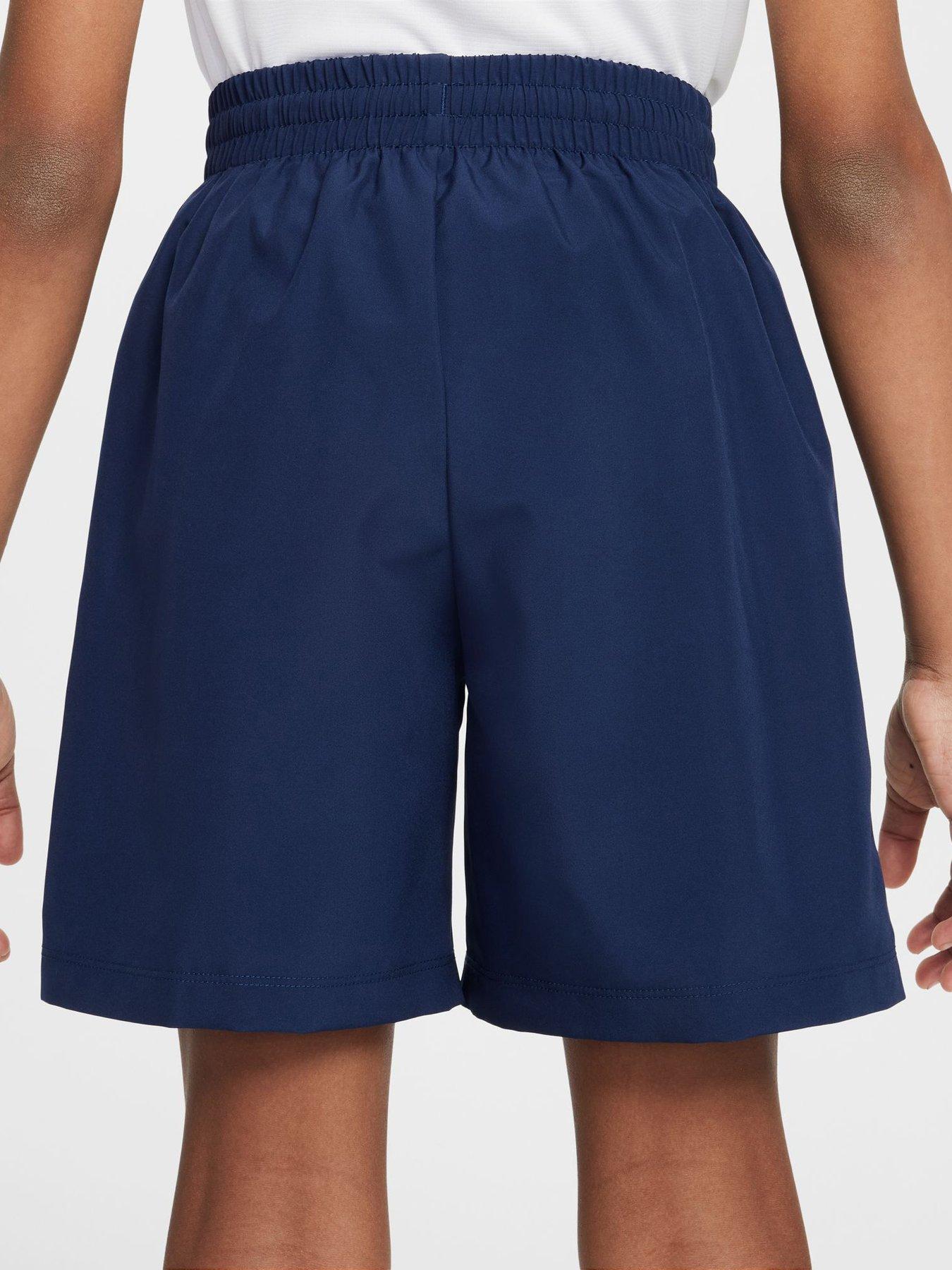 nike-junior-boys-training-dri-fit-woven-shorts-navystillFront
