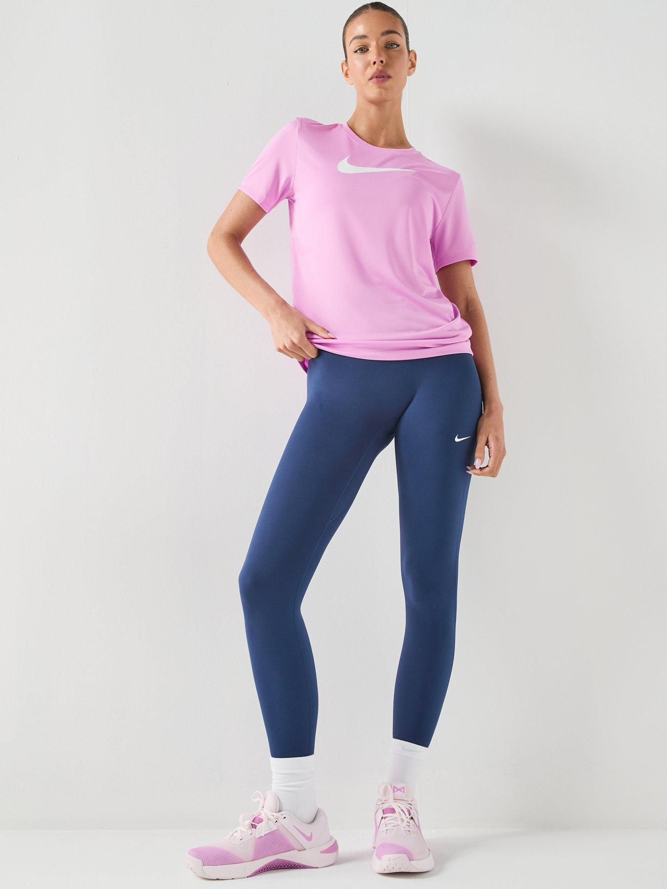 Image 6 of 6 of Nike Womens Training Dri-FIT Graphic T-Shirt - Pink