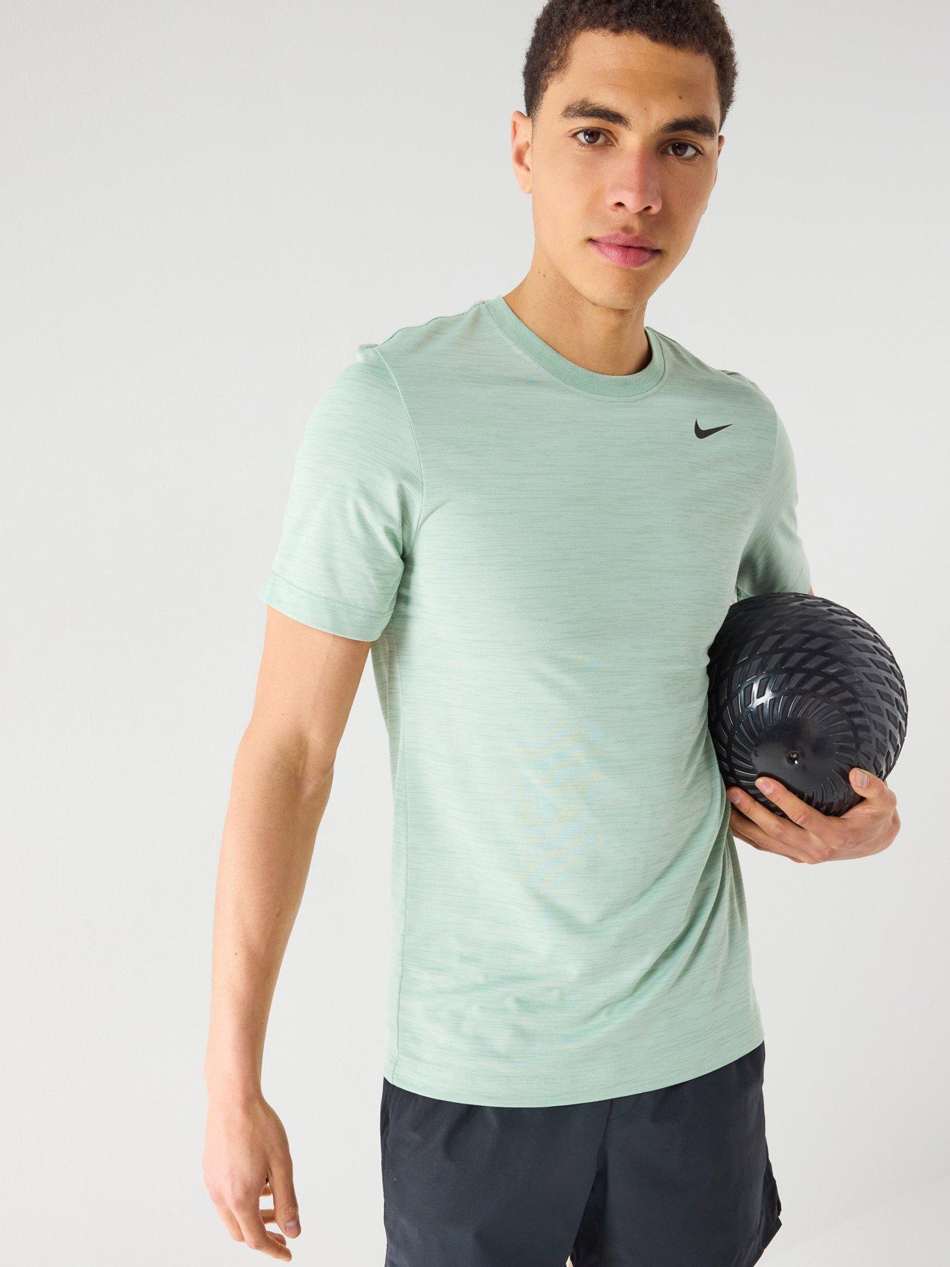 Nike Mens Training Dri-FIT Fitness T-Shirt - Green