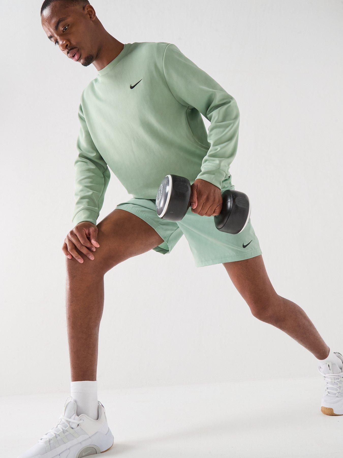 Image 3 of 5 of Nike Mens Training Dri-FIT 7 Inch Unlined Versatile Shorts - Green