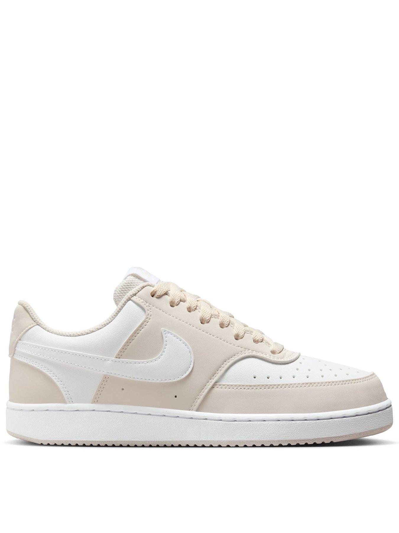 Nike Womens Nike Court Vision Low Trainers - White