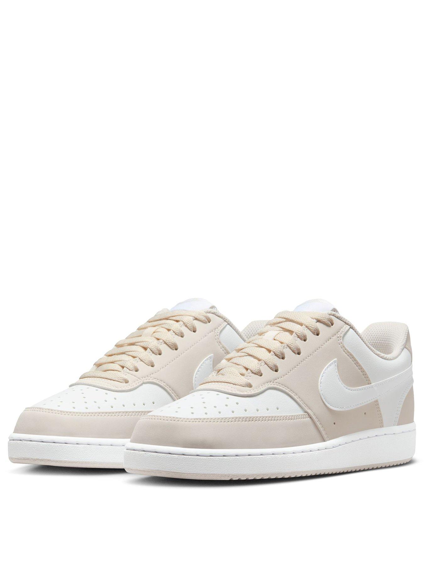 nike-womens-court-vision-low-trainers-beigestillFront