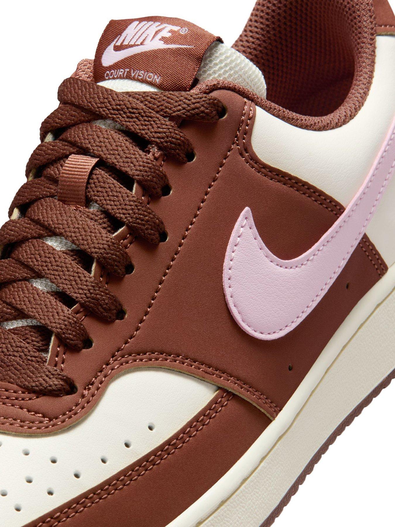 Image 6 of 7 of Nike Womens Court Vision Low Trainers - Brown