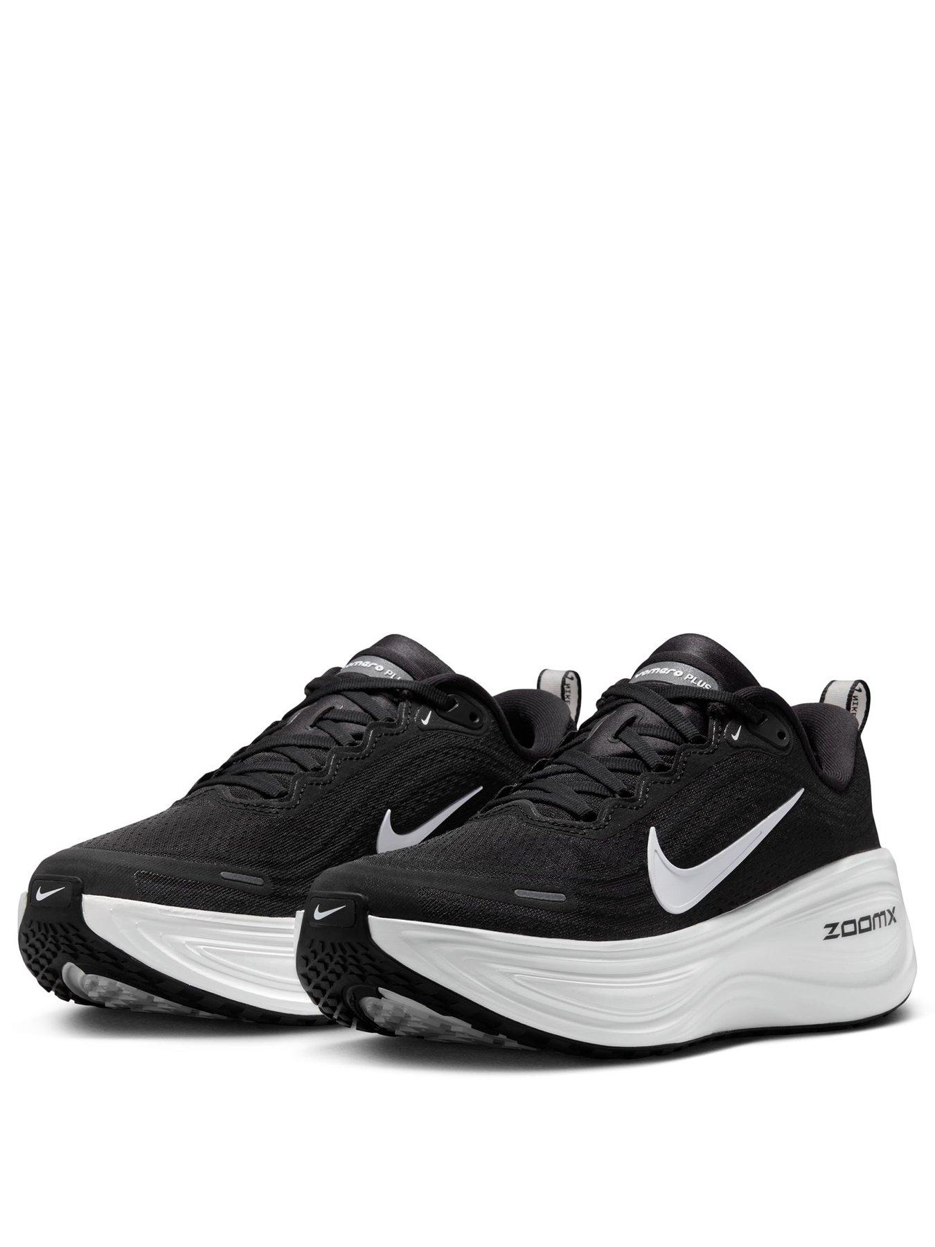 nike-womens-running-vomero-plus-trainers-blackwhitestillFront