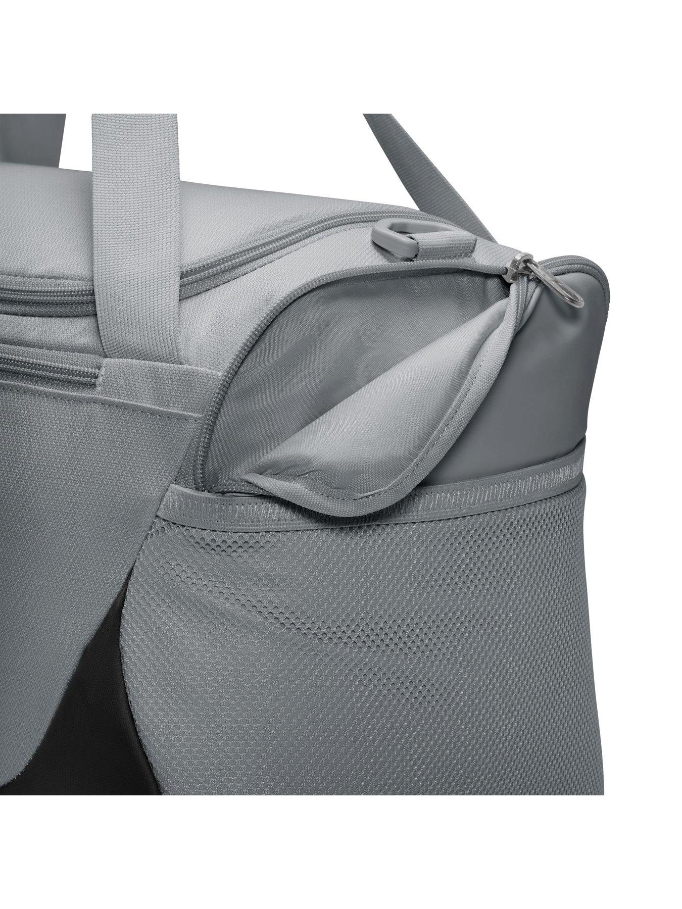 Image 4 of 6 of Nike Unisex Training Extra Small Brasilia Duffel Bag - Grey