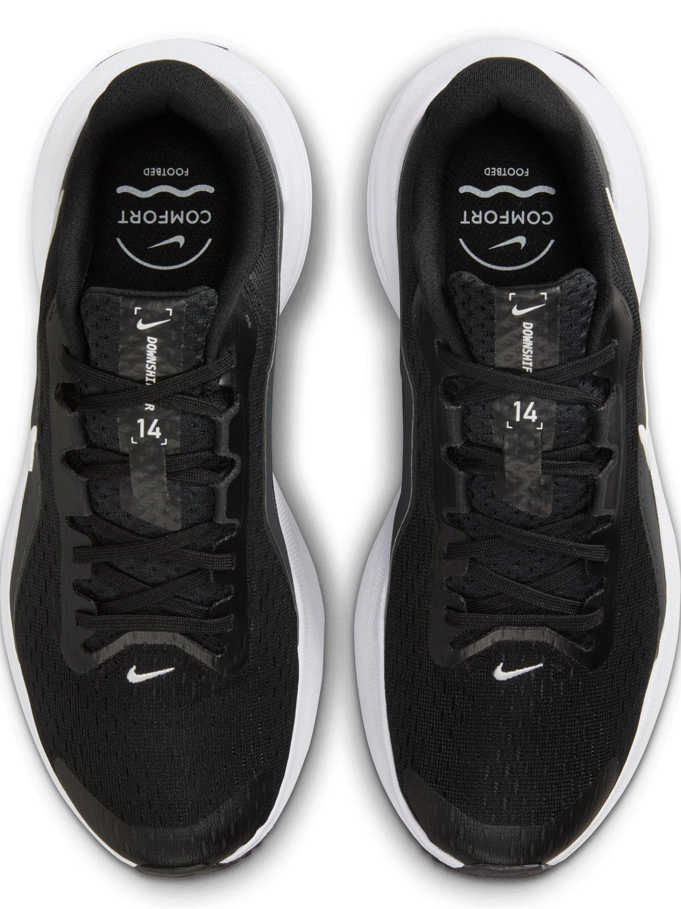 Image 4 of 7 of Nike Womens Running Downshifter 14 Trainers - Black/White