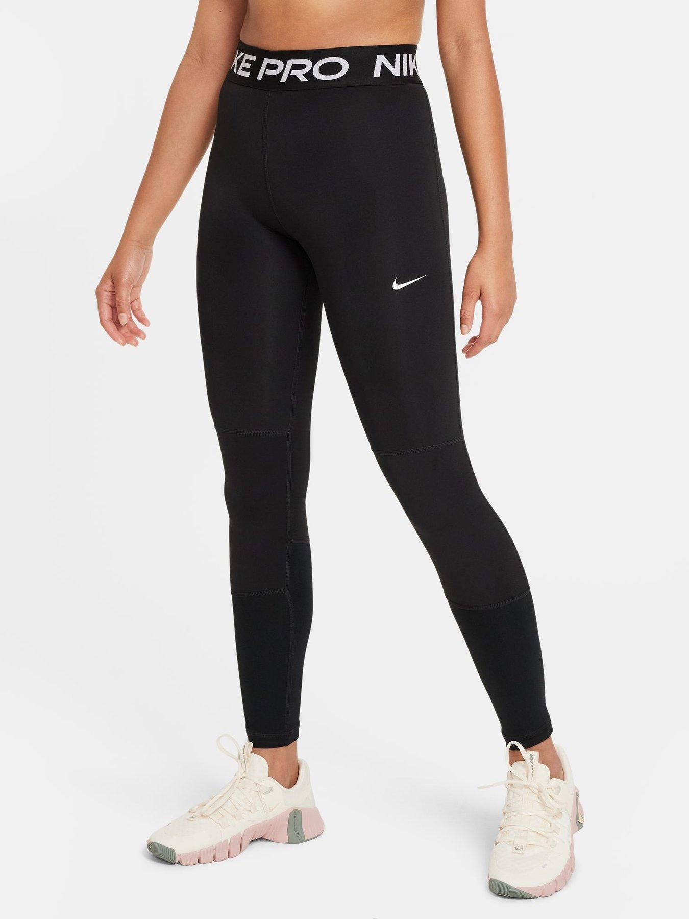 Image 1 of 5 of Nike Girls Training Leggings - Black