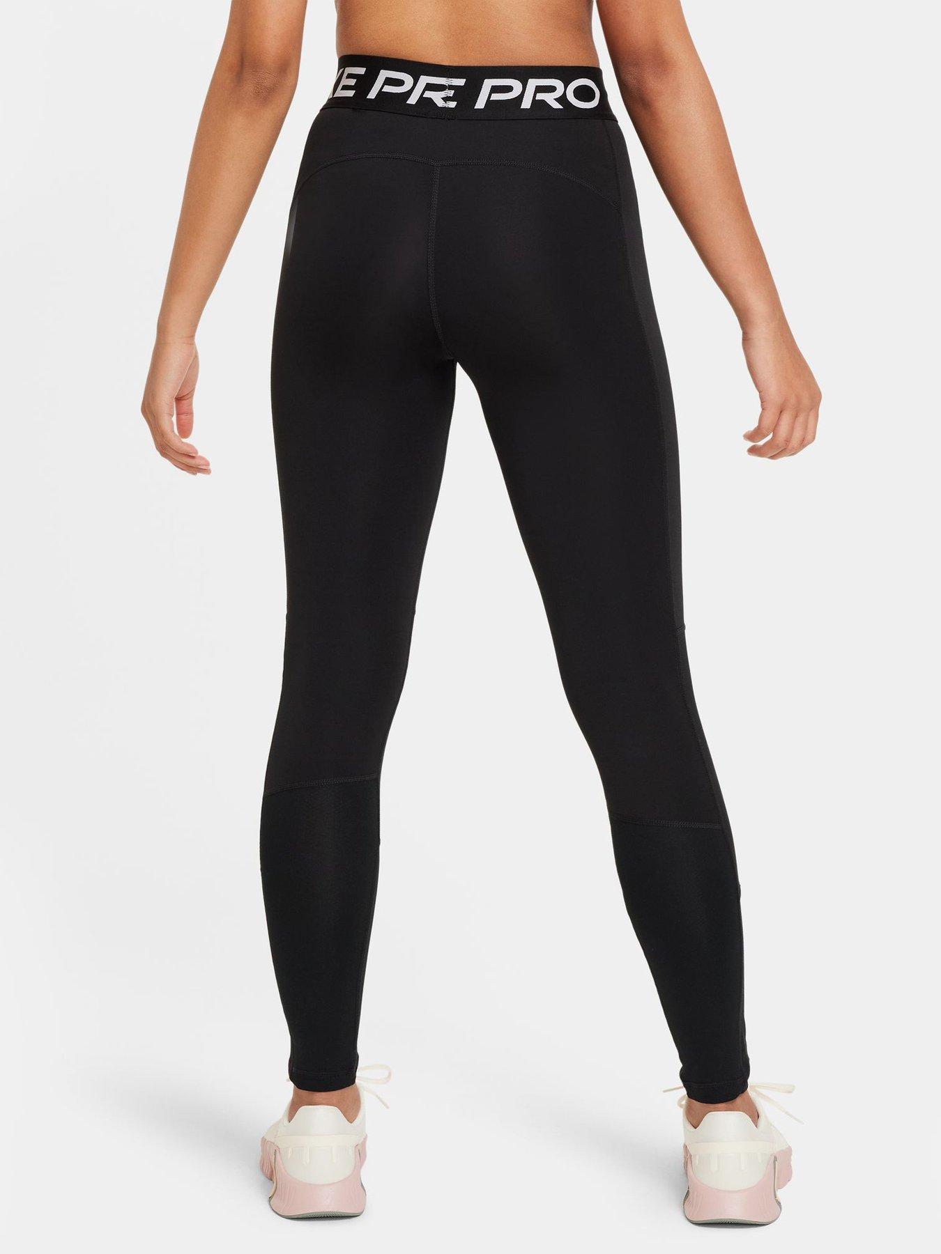 Image 2 of 5 of Nike Girls Training Leggings - Black