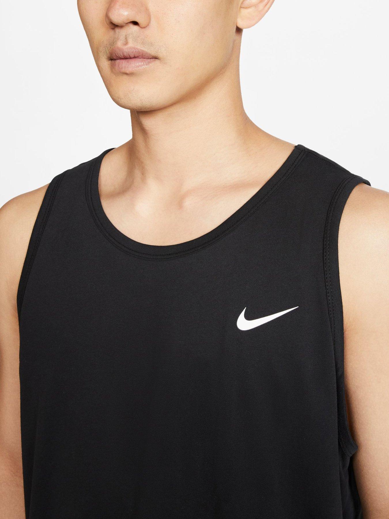 Image 4 of 6 of Nike Mens Training Tank - Black