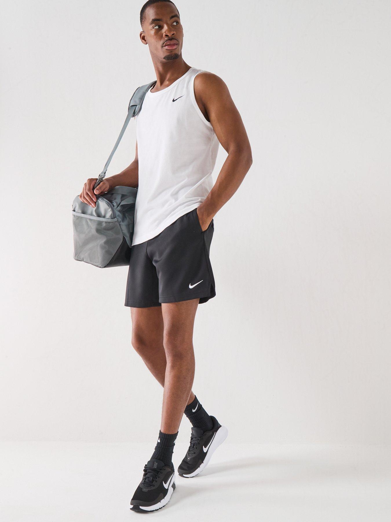 Image 3 of 4 of Nike Mens Training Tank - White