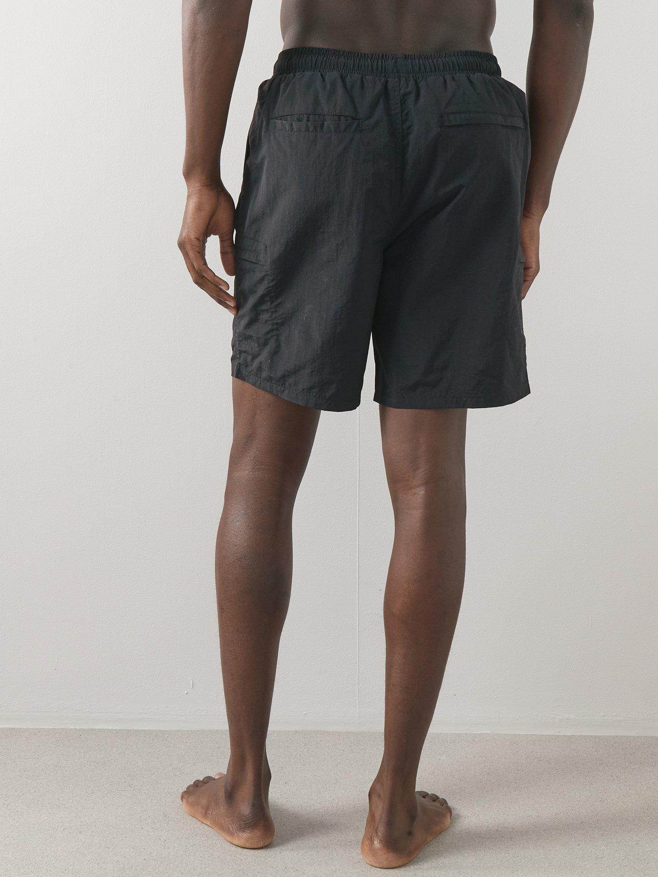 the-very-collection-cargo-swim-shorts-blackstillFront