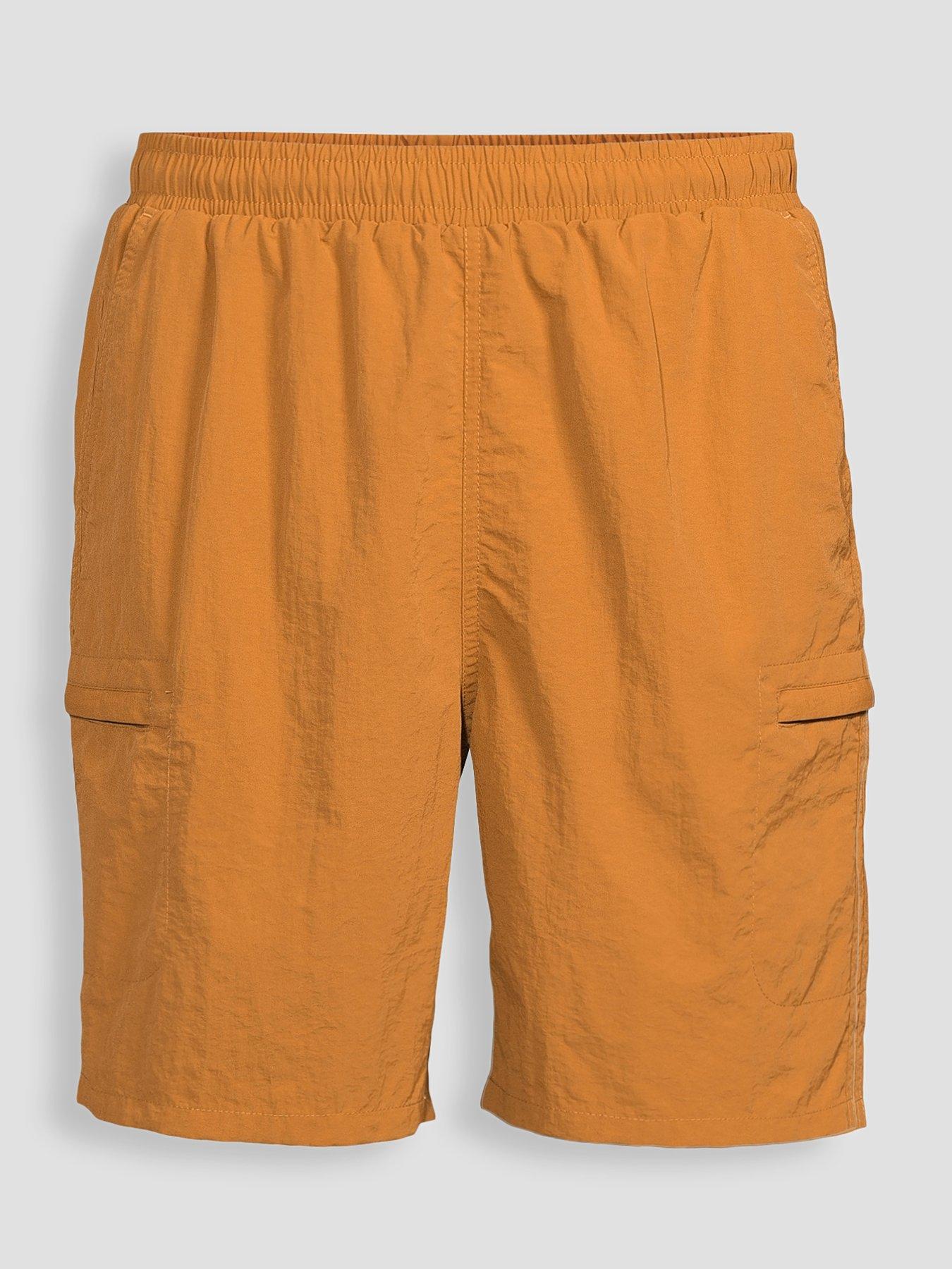 Image 7 of 7 of The Very Collection Quick Dry Cargo Swim Shorts - Brown