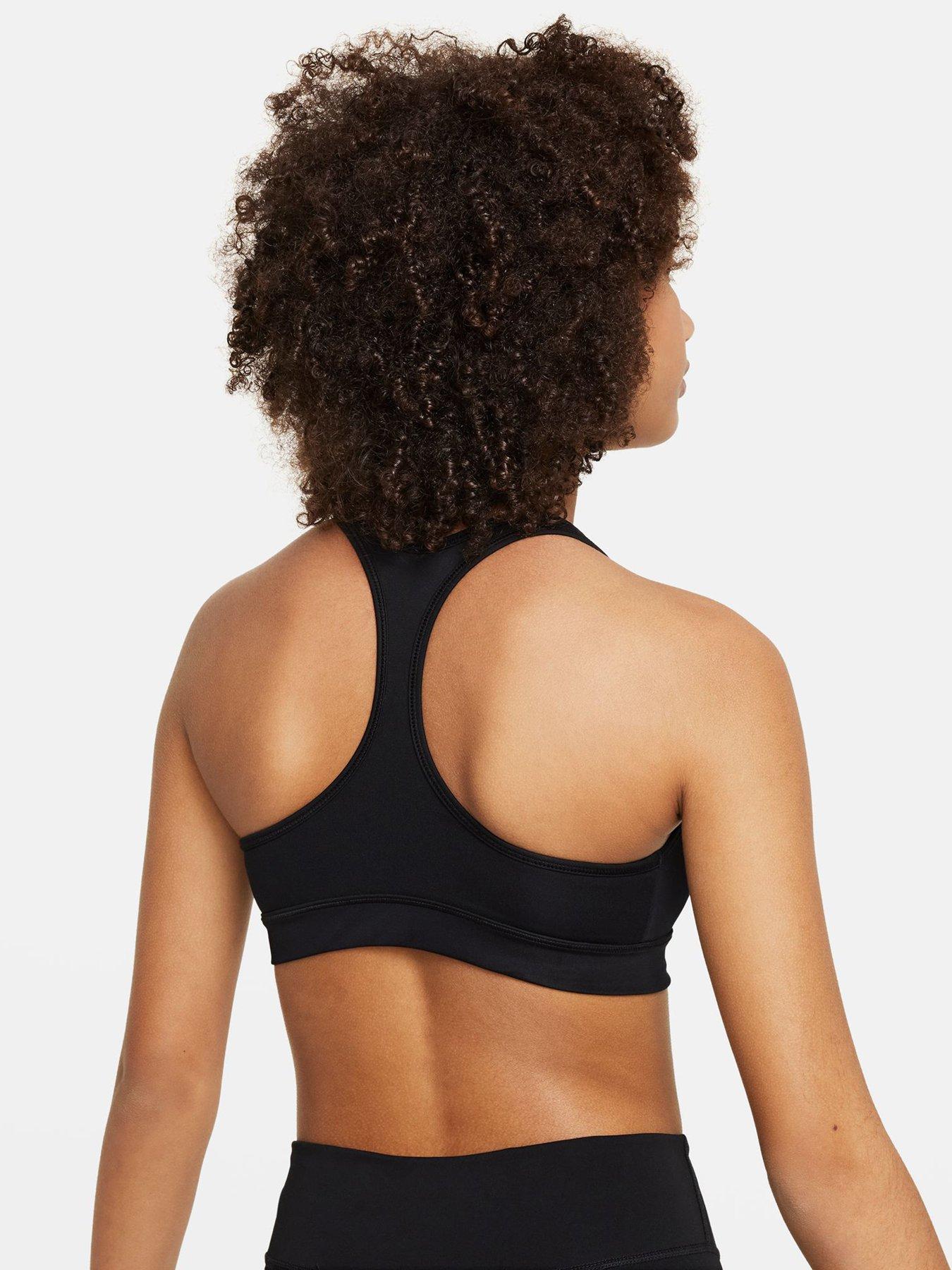 Image 2 of 4 of Nike Junior Girls Training Sports Bra - Black