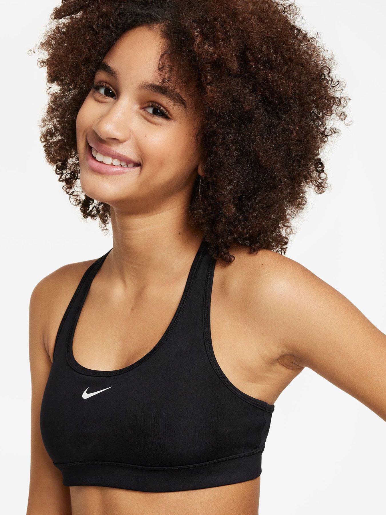 Image 4 of 4 of Nike Junior Girls Training Sports Bra - Black