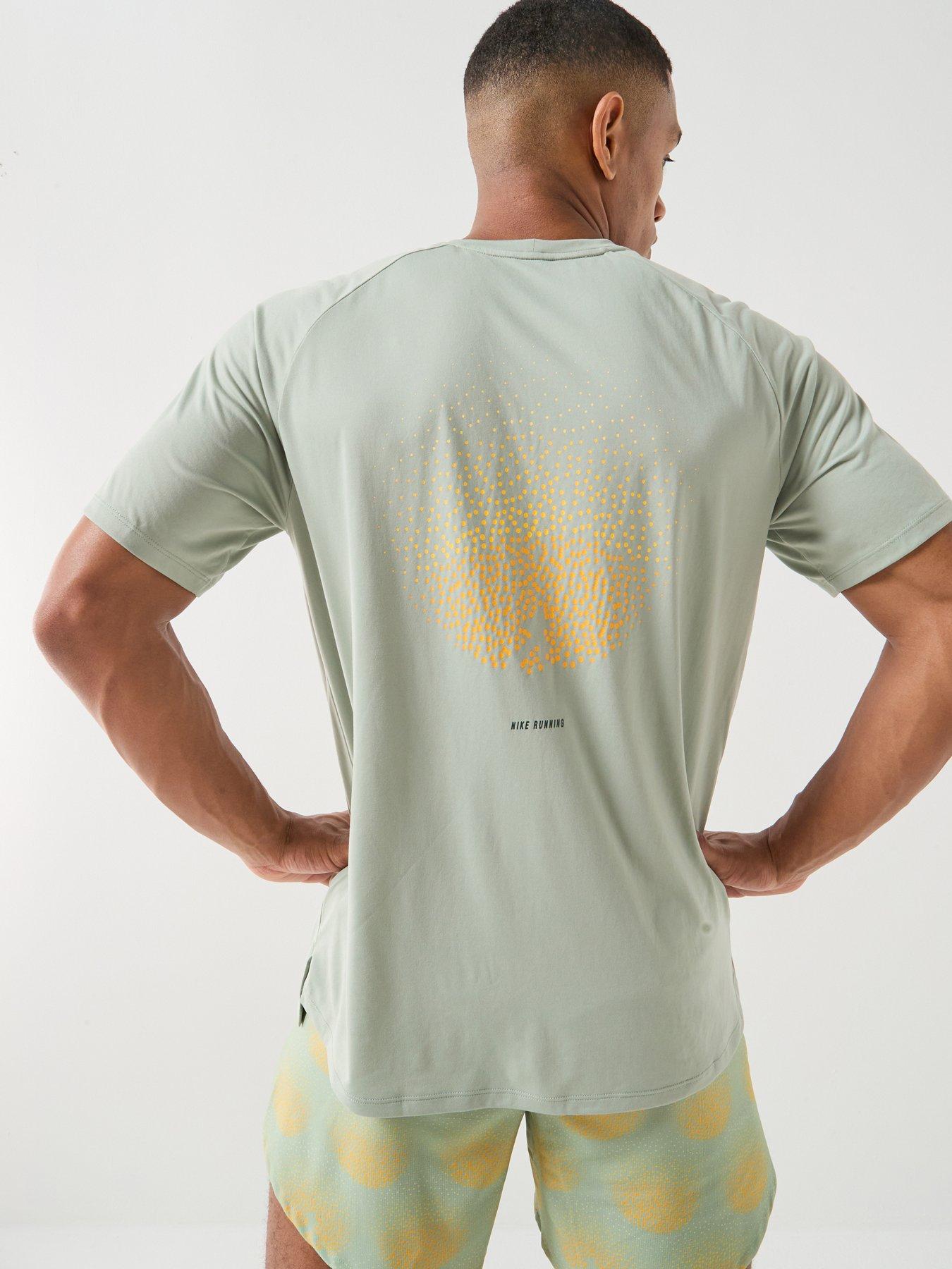 Nike Mens Running Stride Dri-FIT ADV Short Sleeve Top - Green
