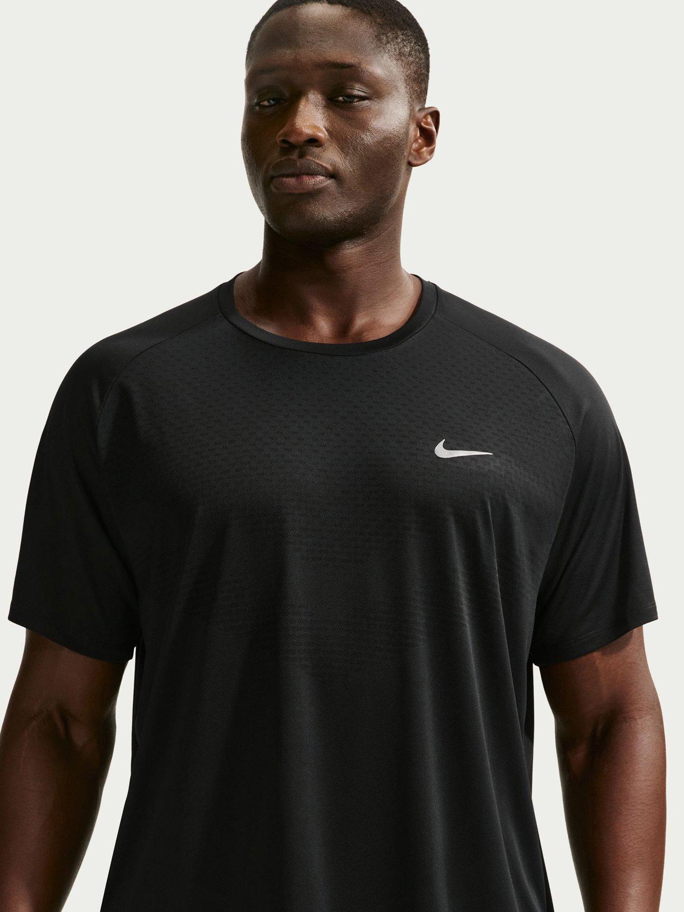 Nike Mens Running Stride Dri-FIT ADV Short Sleeve Top - Black