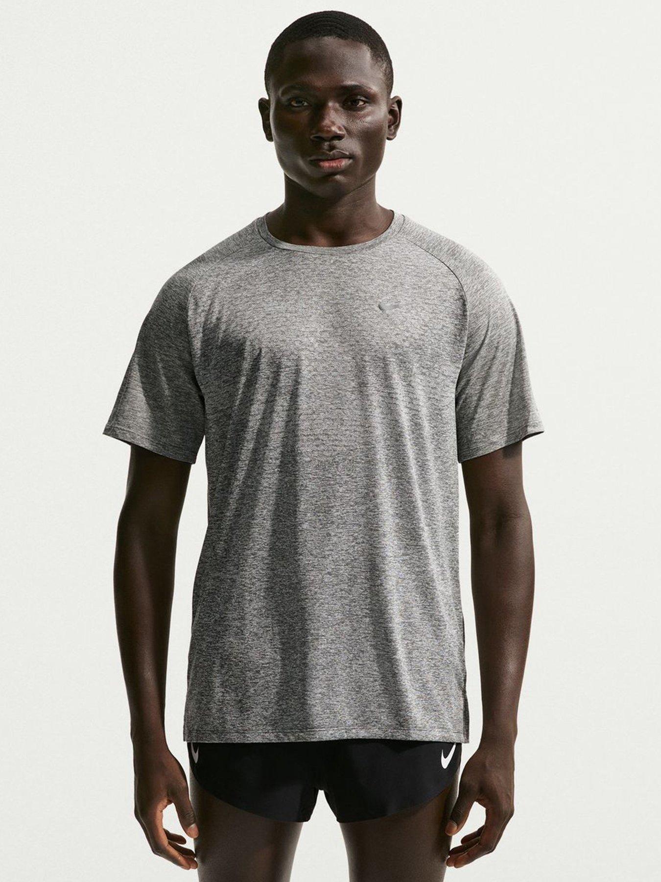Nike Mens Running Stride Dri-FIT ADV Short Sleeve Top - Grey