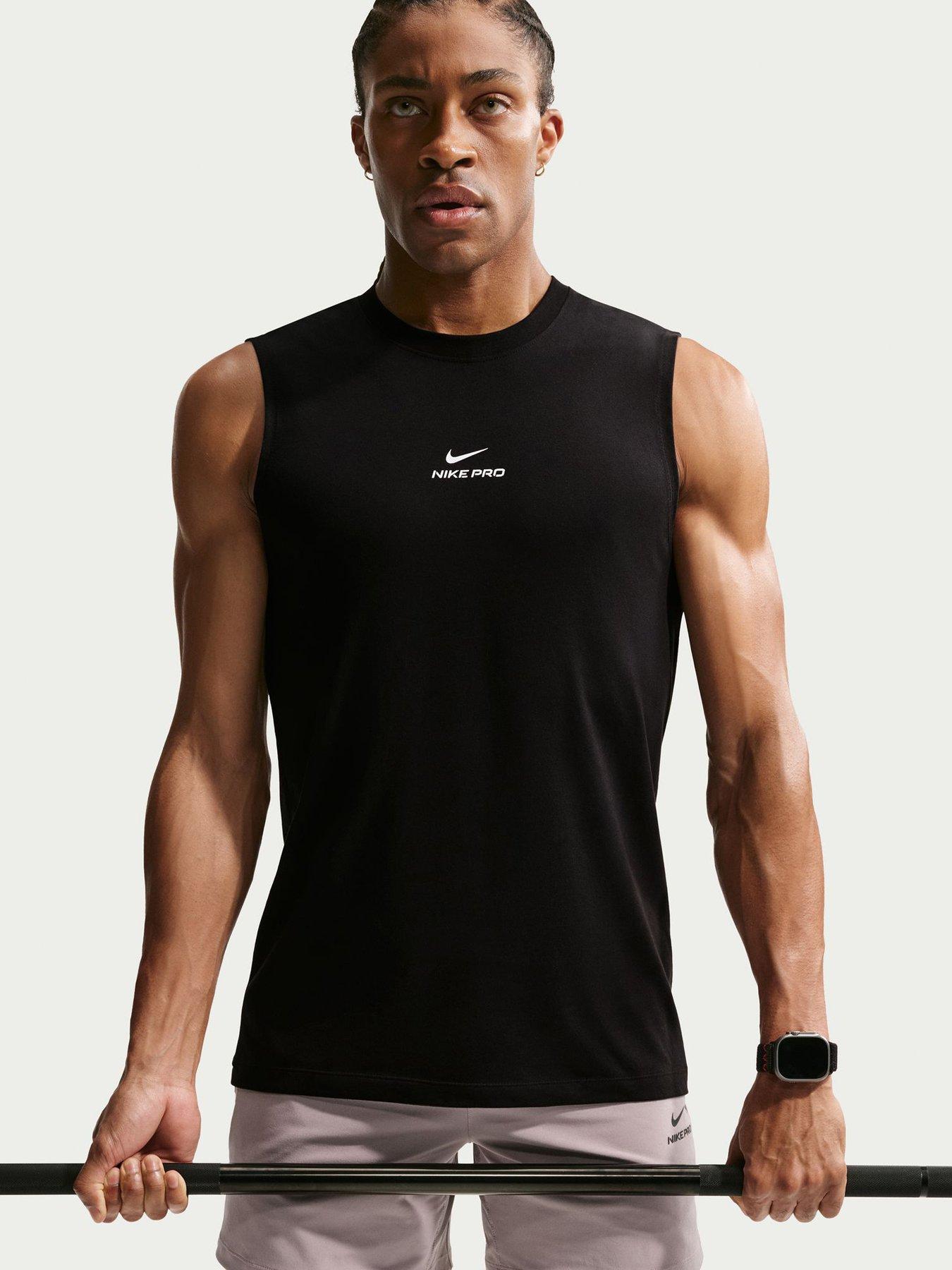 Image 1 of 5 of Nike Mens Training Dri-FIT Tank Top - Black