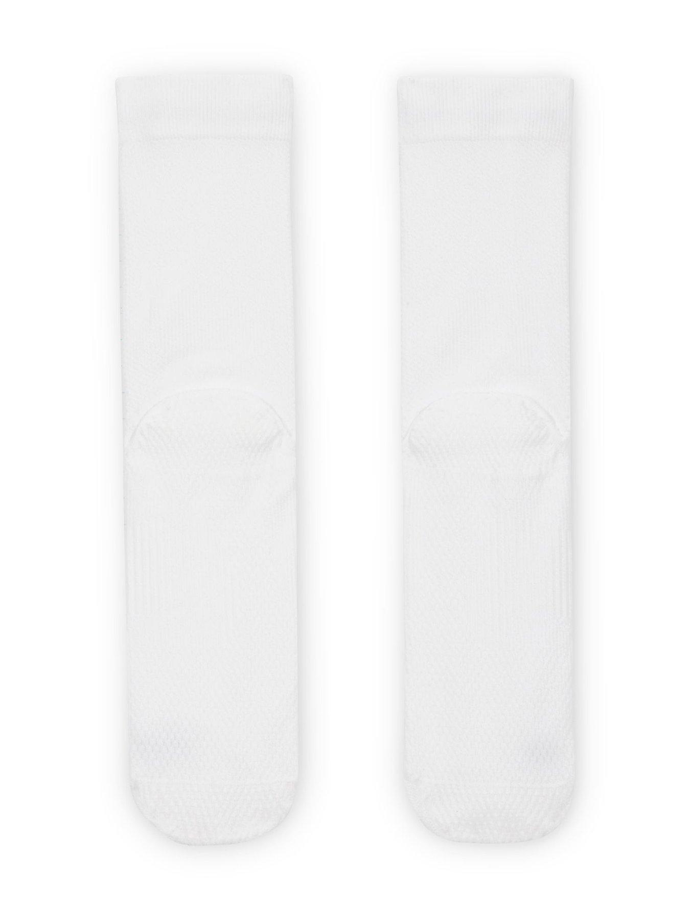 Image 3 of 4 of Nike Unisex Running Lightweight Crew Socks (1 Pair) - White