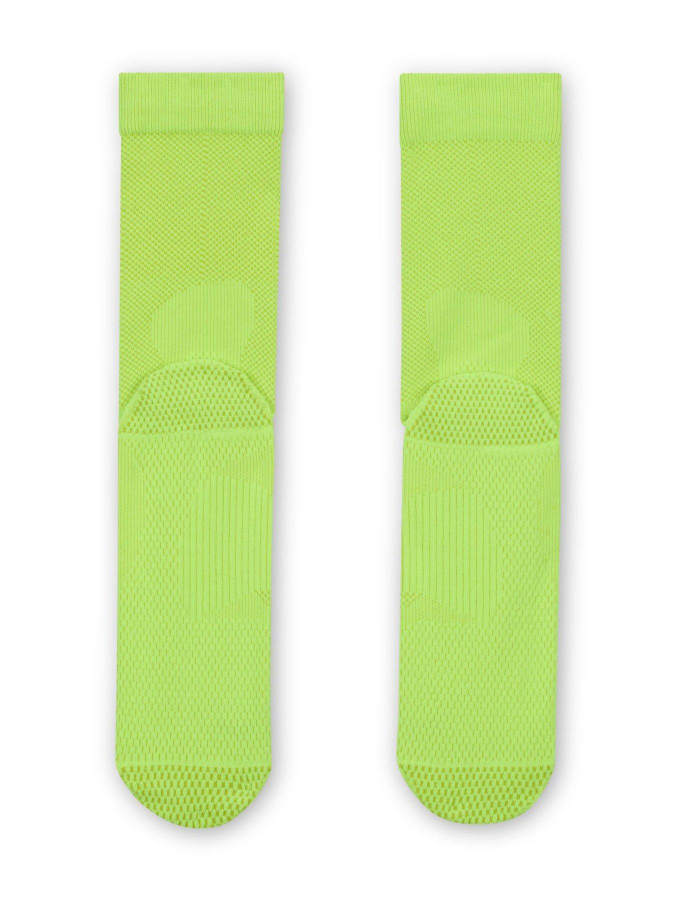 Image 3 of 4 of Nike Unisex Running Lightweight Crew Socks (1 Pair) - Yellow