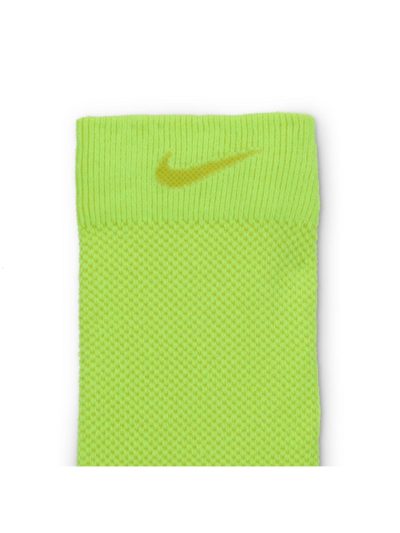 Image 4 of 4 of Nike Unisex Running Lightweight Crew Socks (1 Pair) - Yellow