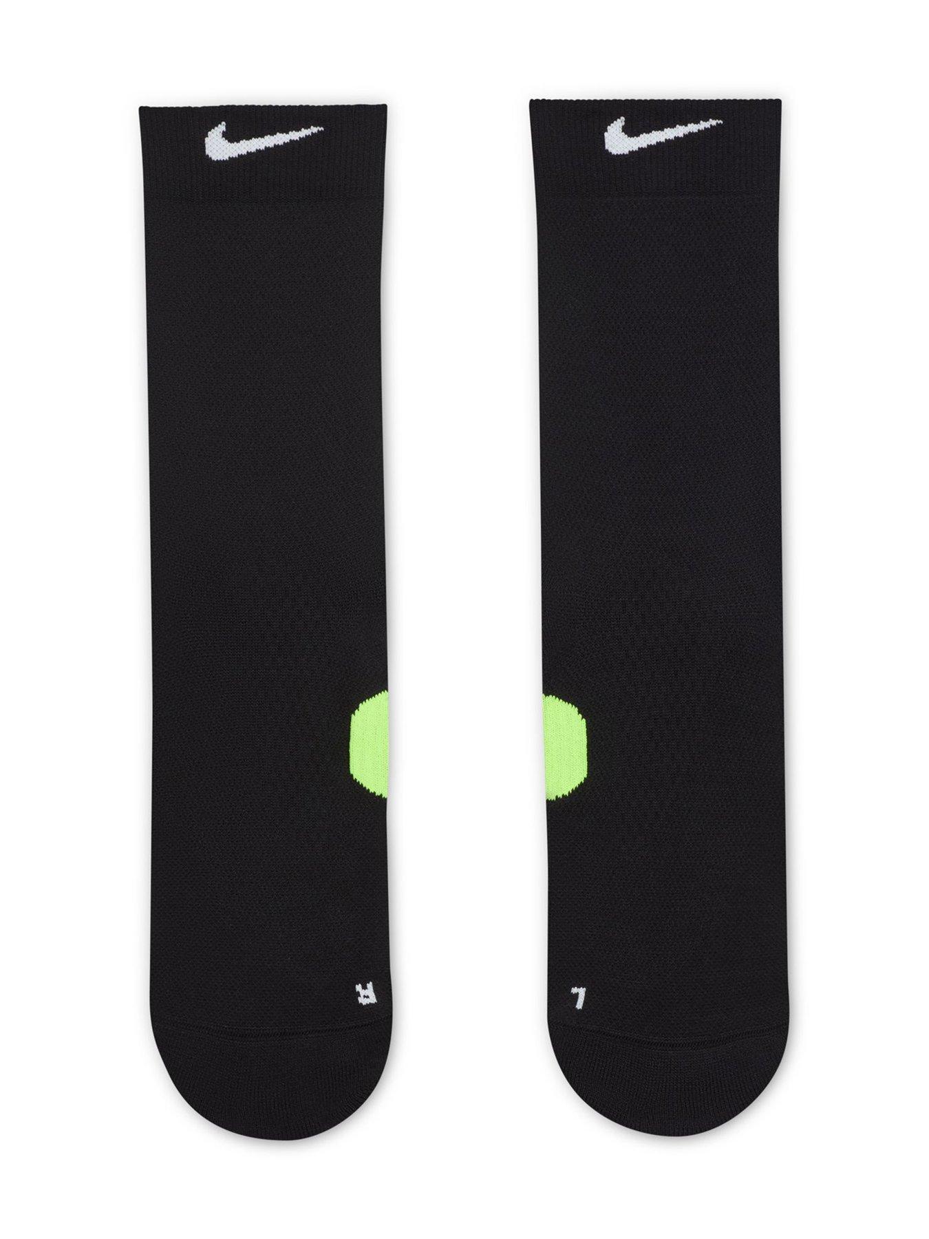 Image 2 of 4 of Nike Unisex Running Lightweight Crew Socks (1 Pair) - Black
