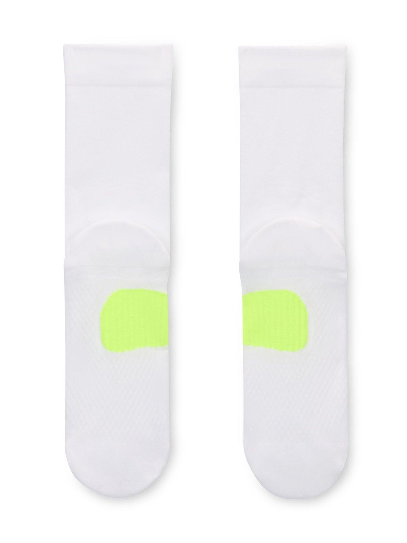 Image 3 of 4 of Nike Unisex Running Lightweight Crew Socks (1 Pair) - White