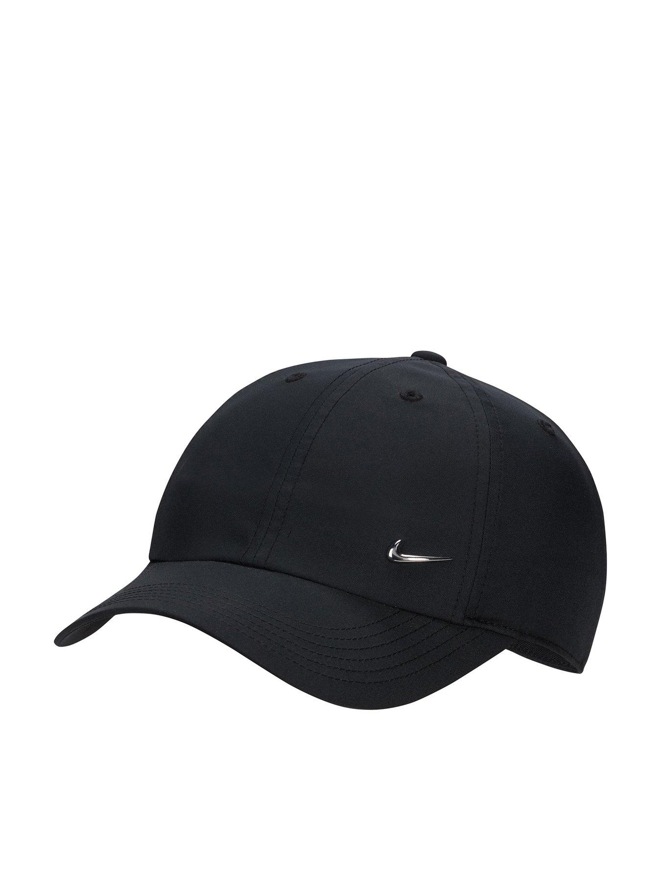 Image 1 of 2 of Nike Unisex Kids Unstructured Metal Swoosh Cap - Black