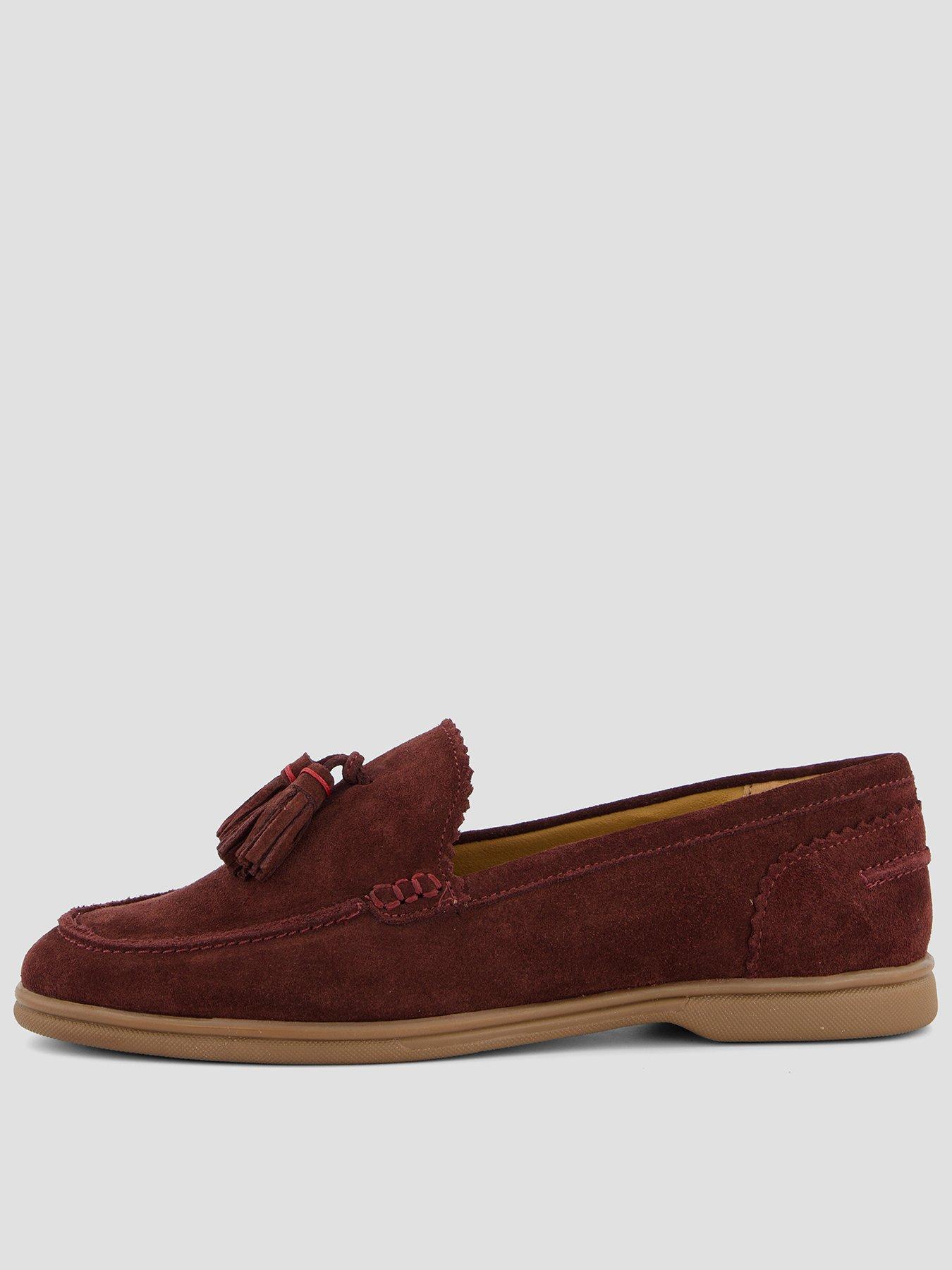 The Very Collection Real Suede Loafer - Brown