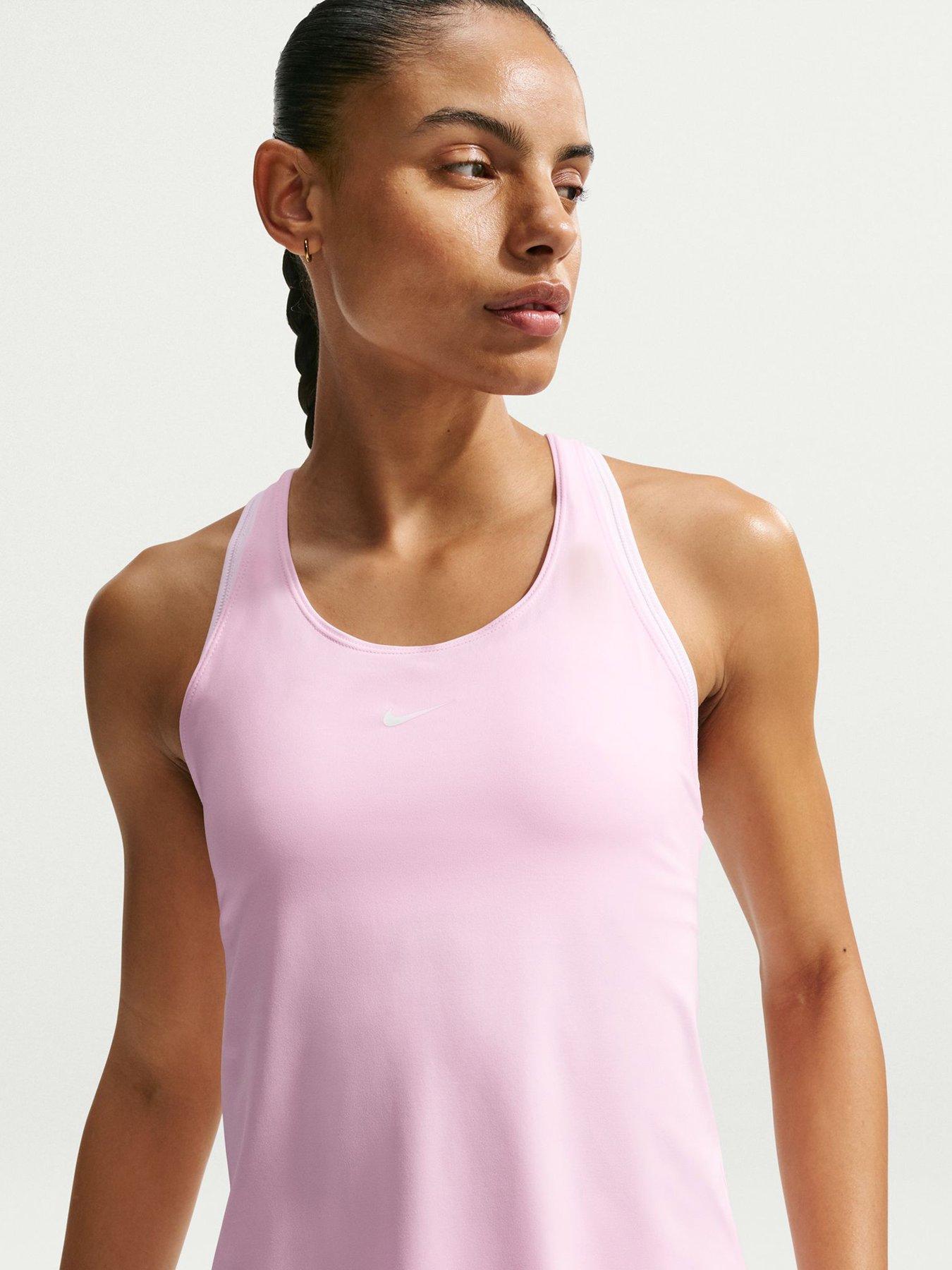 Image 1 of 5 of Nike Womens Training Pro Dri-FIT Elastika Tank - Pink