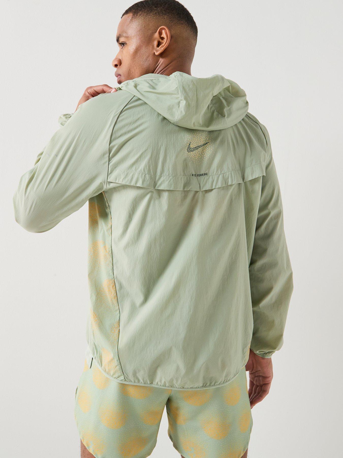 Image 2 of 7 of Nike Mens Running UV Repel Jacket - BEIGE